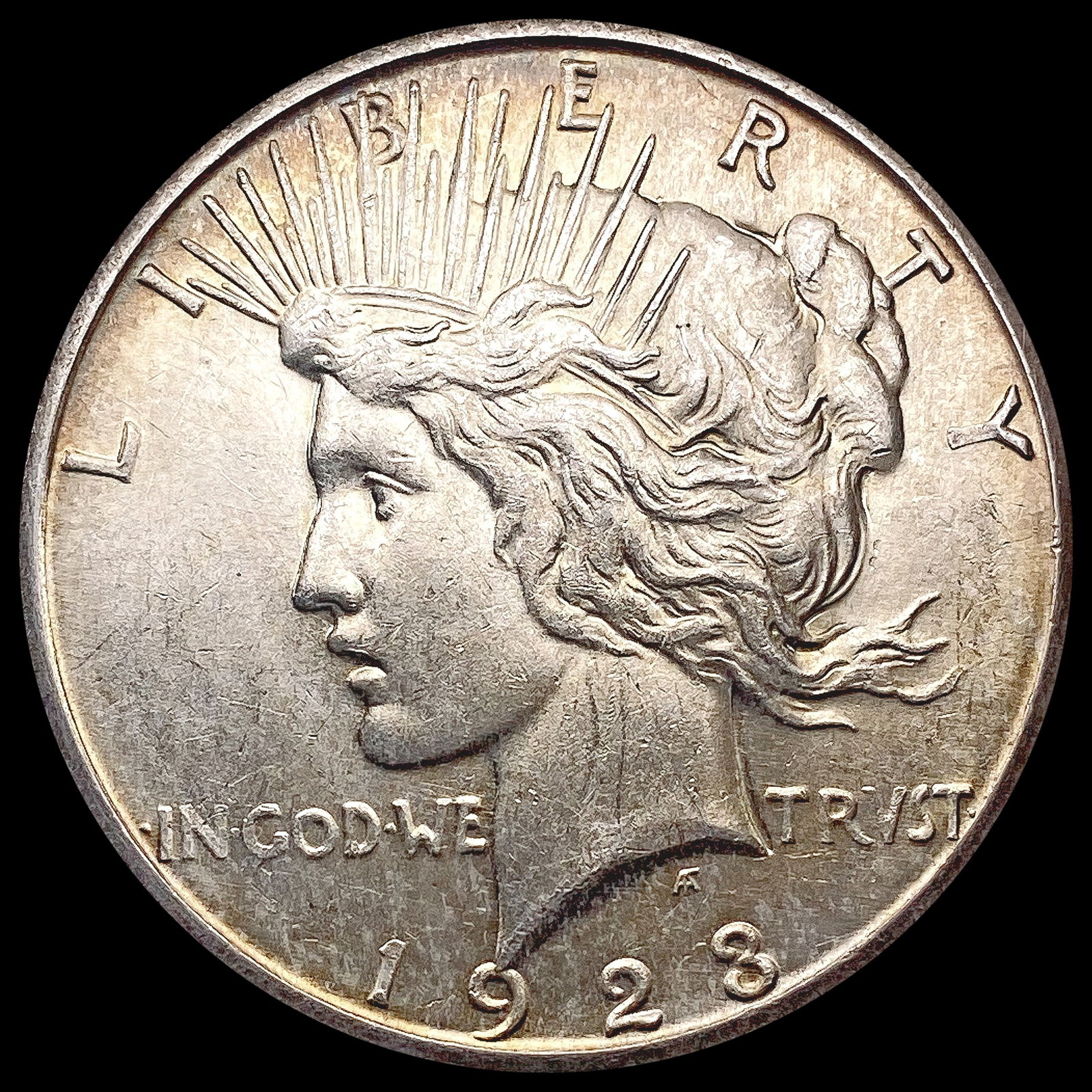 1923-S Silver Peace Dollar CLOSELY UNCIRCULATED (1 of 2)