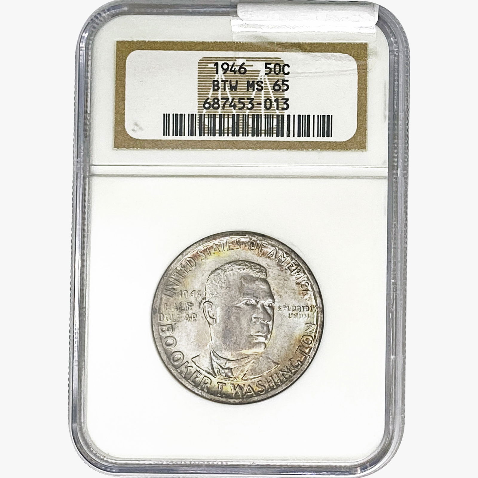 1946 Booker T Half Dollar NGC MS65 (1 of 2)