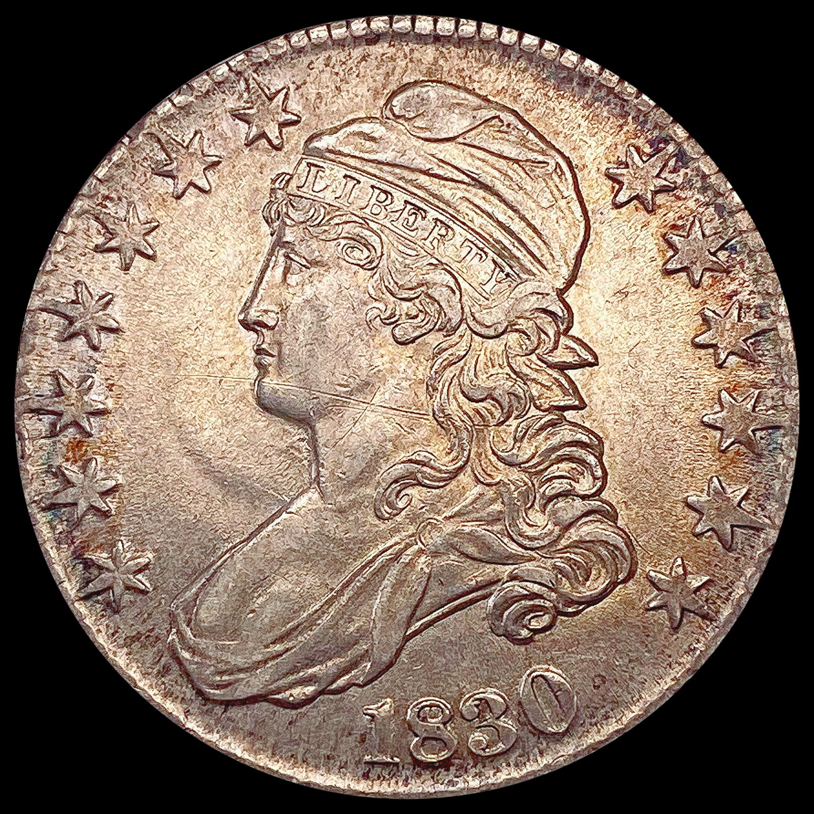 1880 Capped Bust Half Dollar LIGHTLY CIRCULATED: 1880 Capped Bust Half Dollar LIGHTLY CIRCULATED