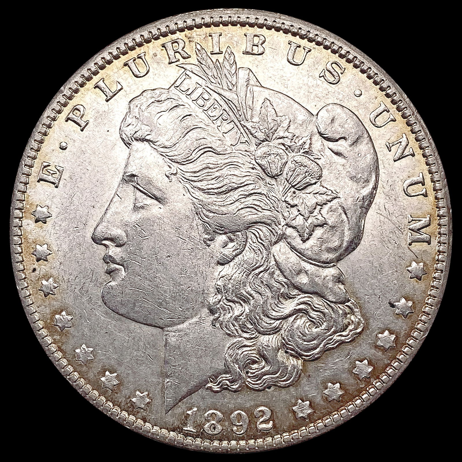 1892-O Morgan Silver Dollar CLOSELY UNCIRCULATED (1 of 2)