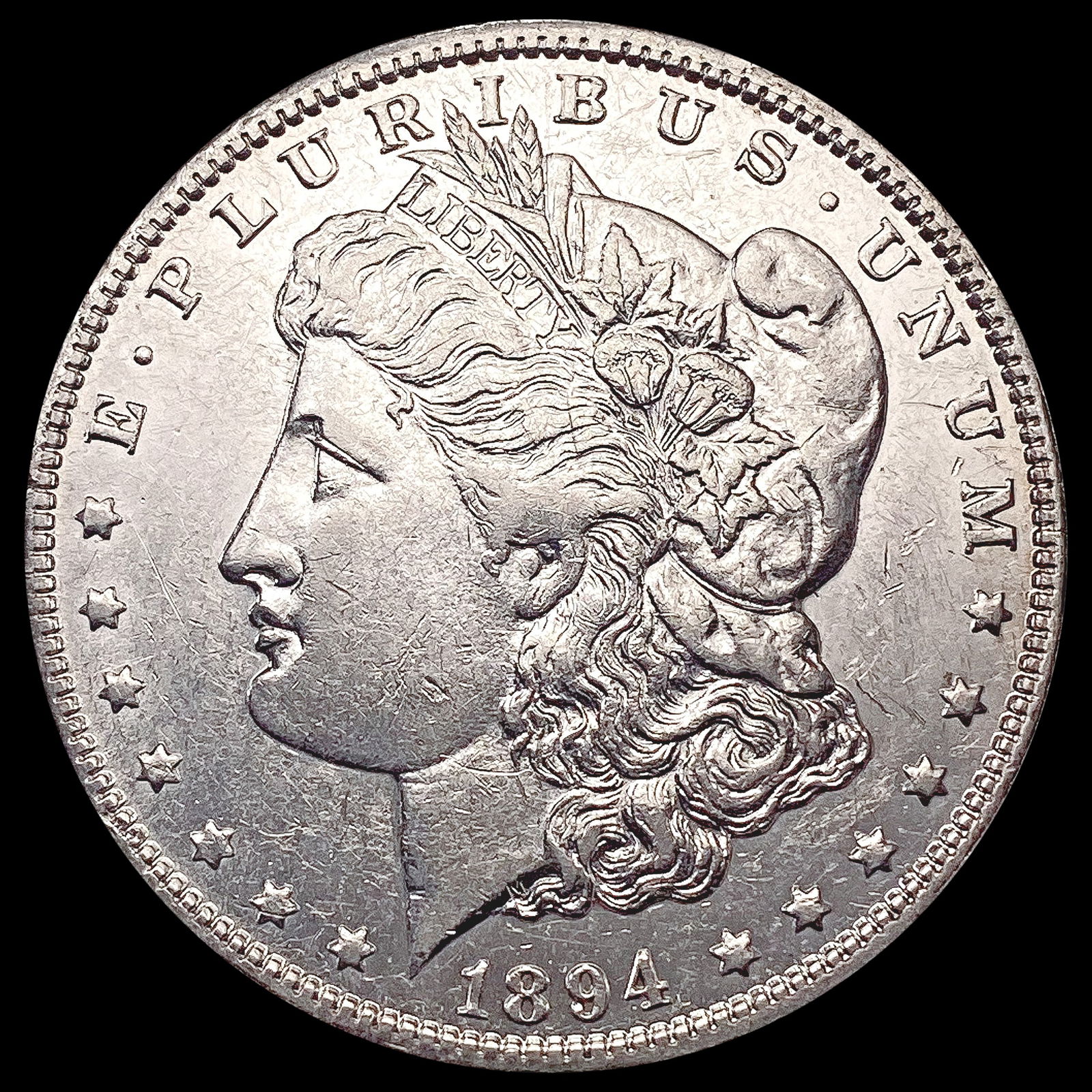 1894-O Morgan Silver Dollar NEARLY UNCIRCULATED (1 of 2)