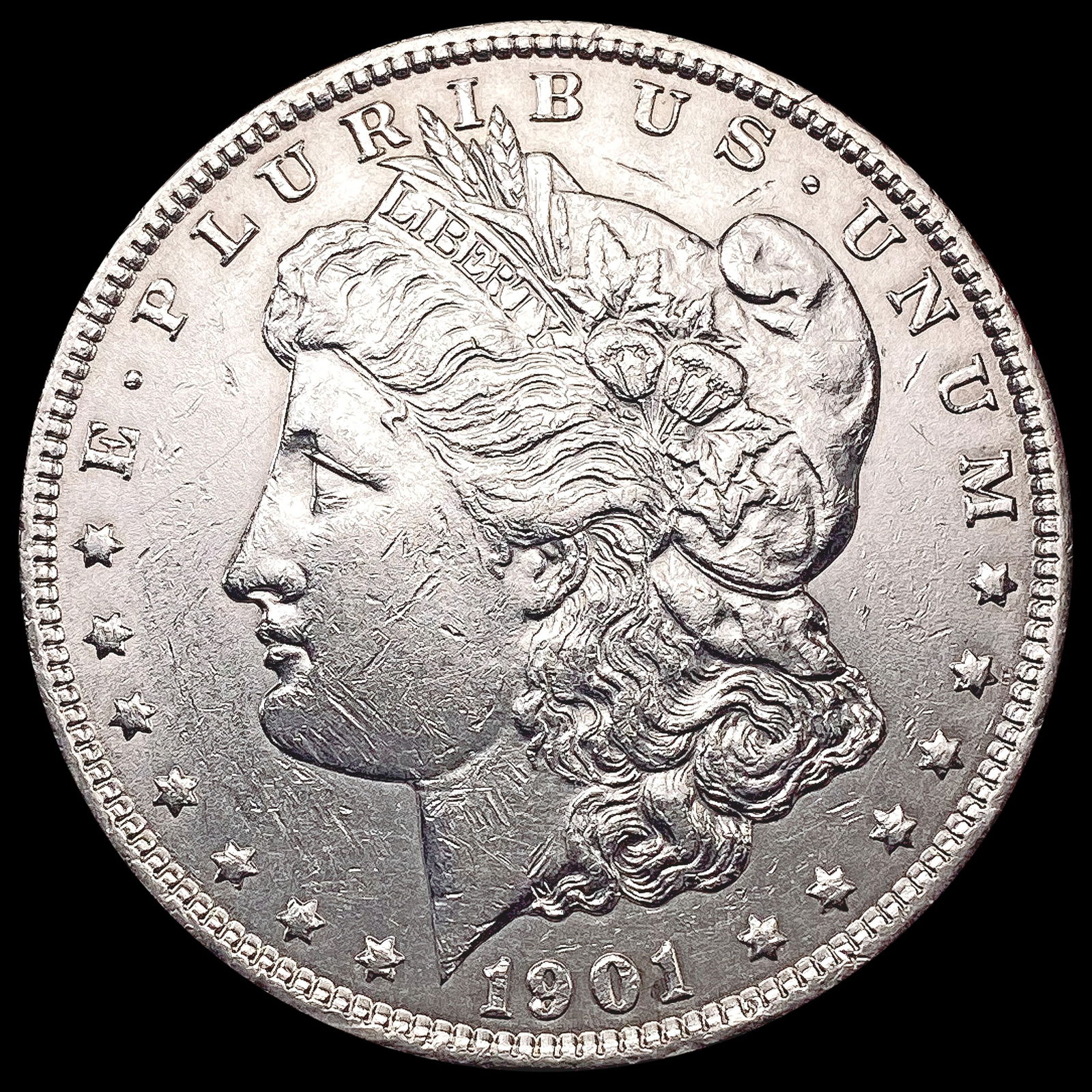 1901 Morgan Silver Dollar CLOSELY UNCIRCULATED (1 of 2)