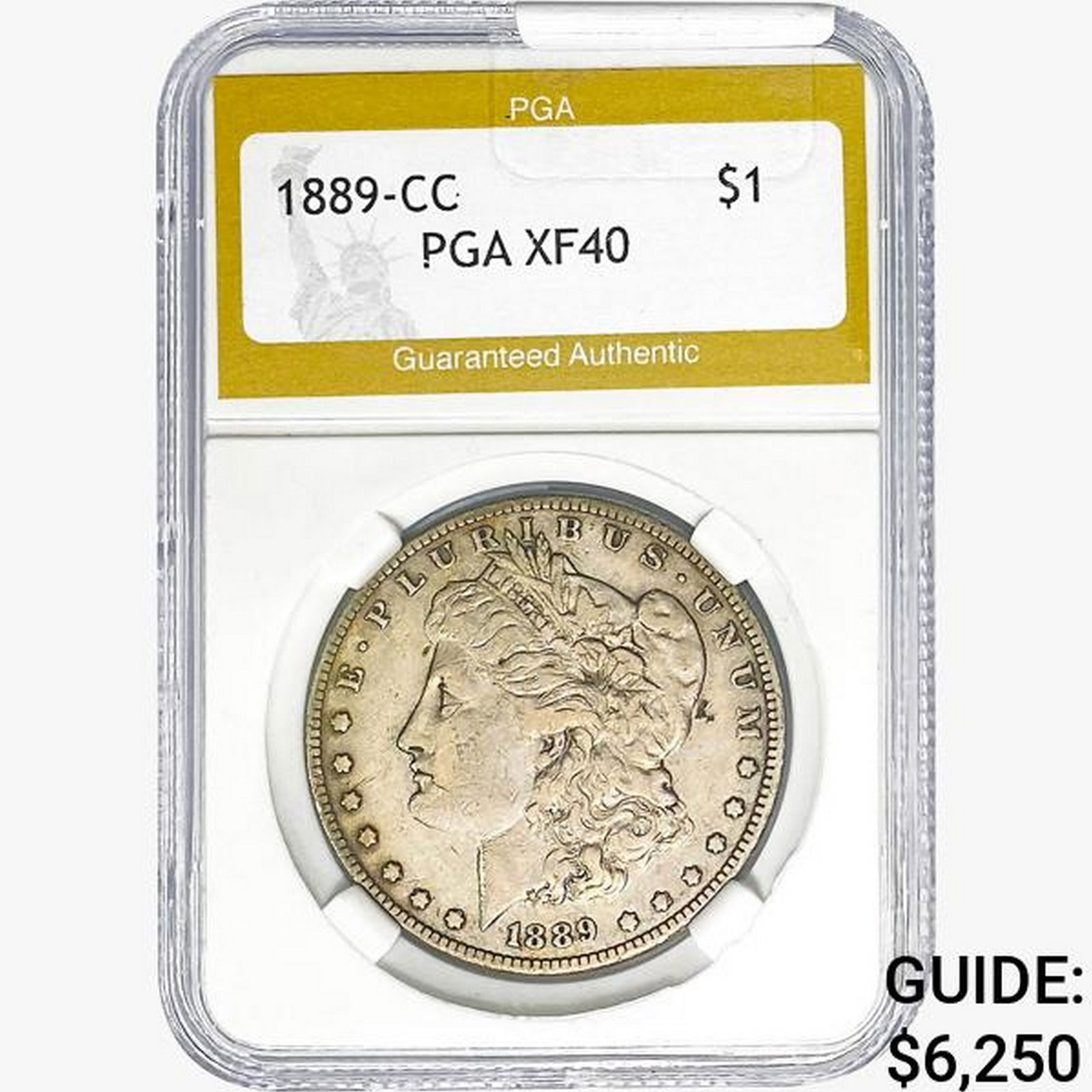 1889-CC Morgan Silver Dollar PGA XF40 (1 of 2)