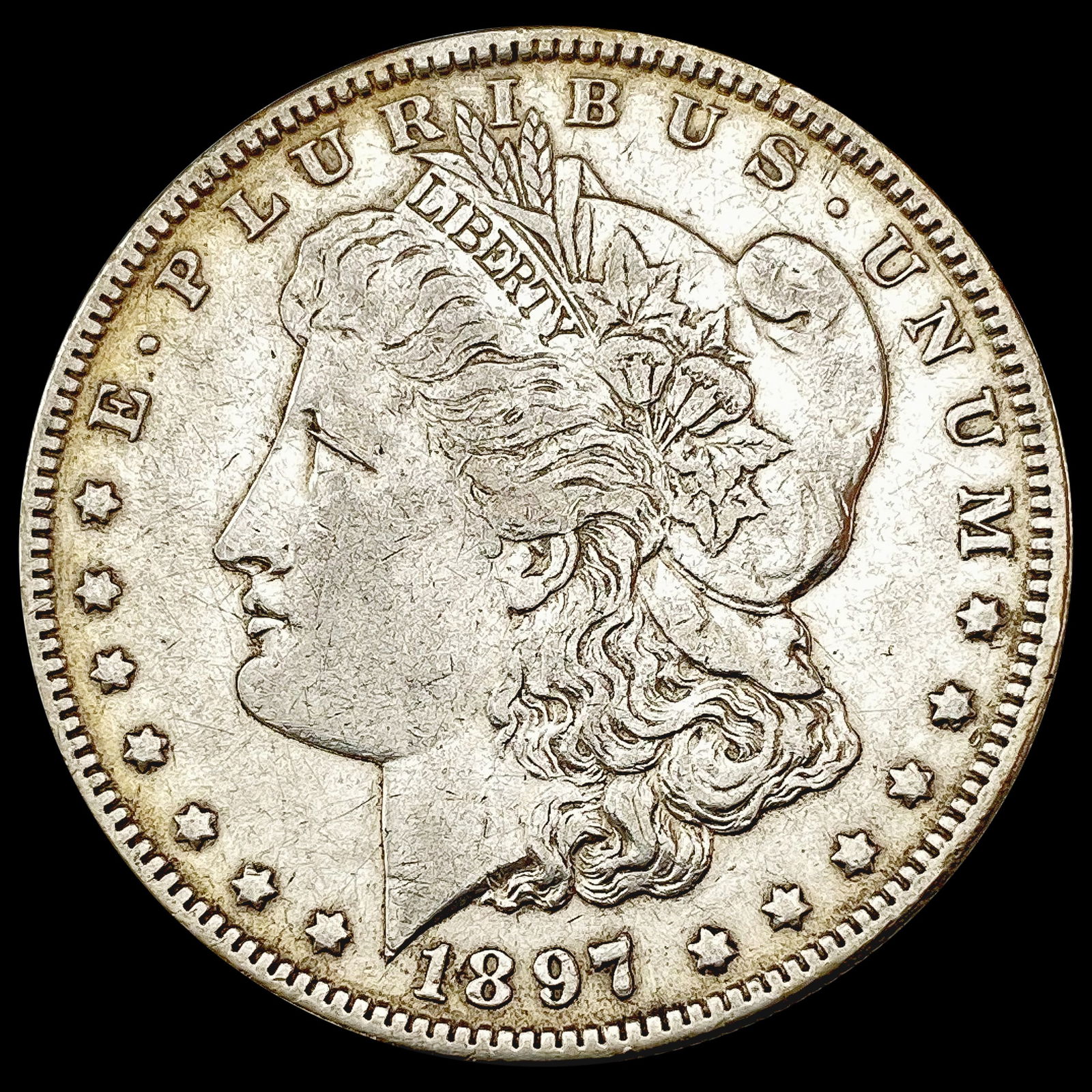 1897-O Morgan Silver Dollar NEARLY UNCIRCULATED (1 of 2)