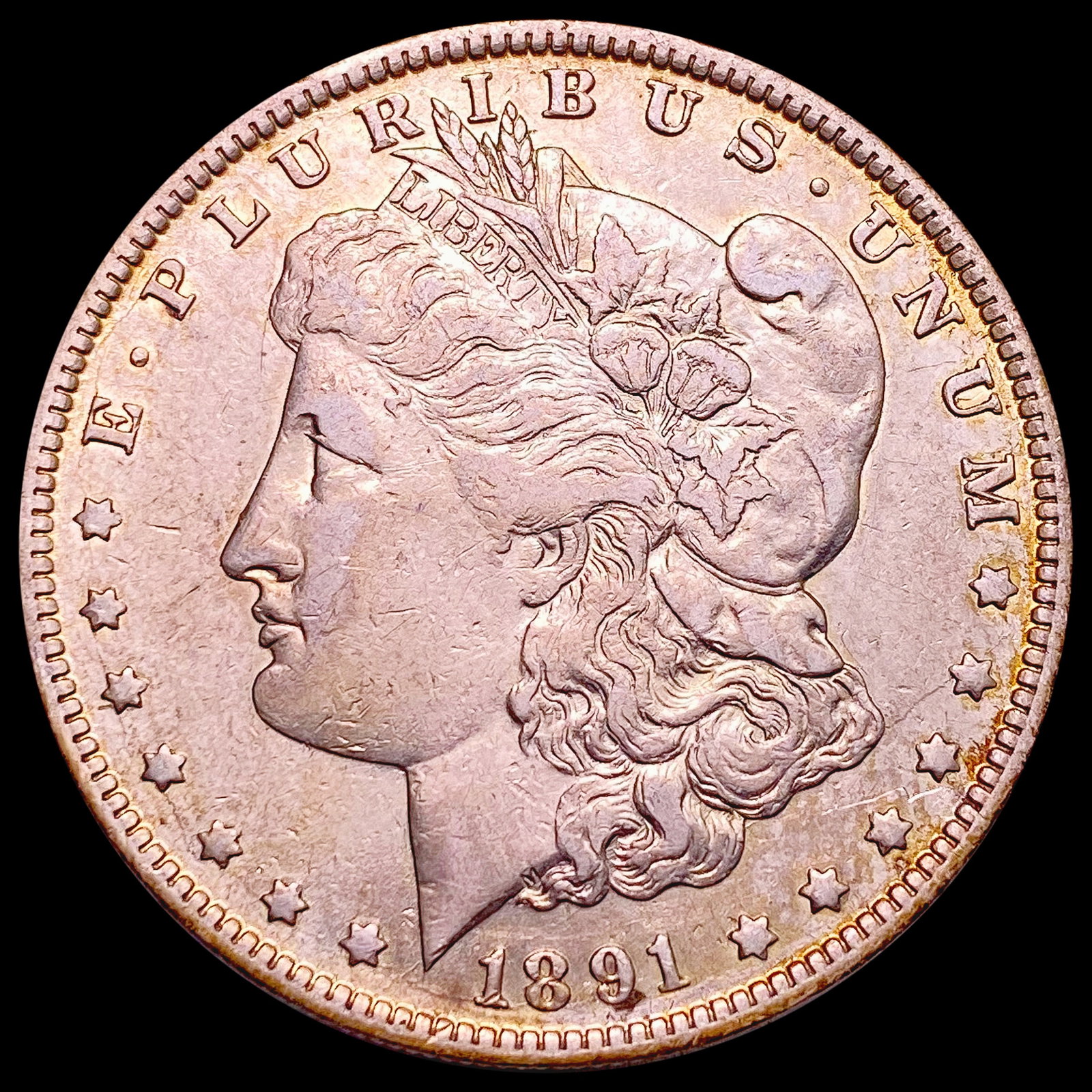 1891-O Morgan Silver Dollar NEARLY UNCIRCULATED (1 of 2)