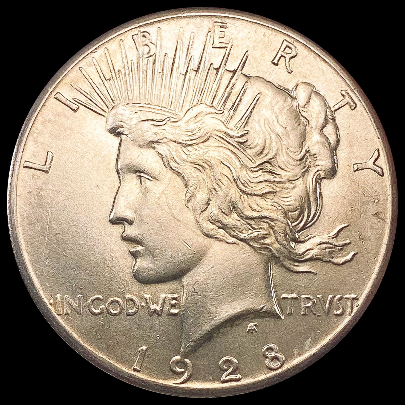 1928 Silver Peace Dollar CHOICE BU (1 of 2)