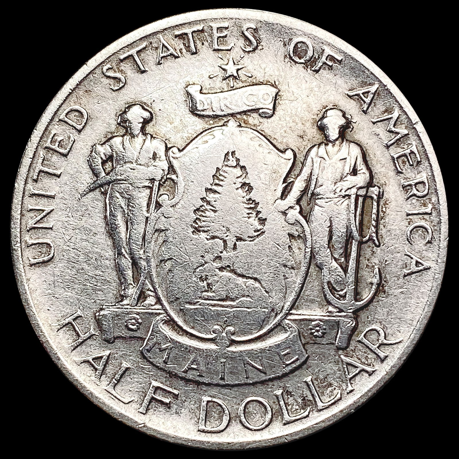 1920 Maine Half Dollar CLOSELY UNCIRCULATED (1 of 2)