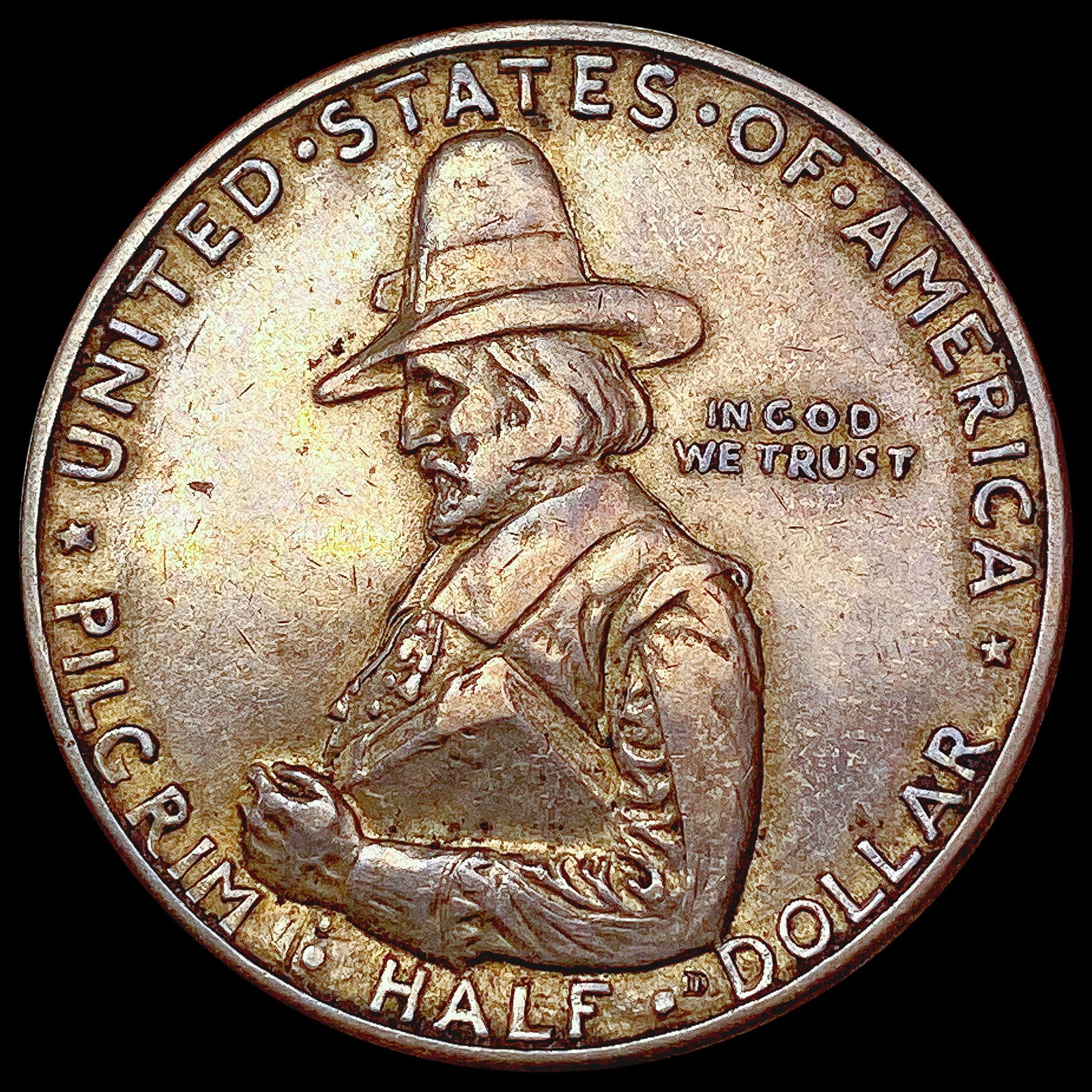 1920 Pilgrim Half Dollar CLOSELY UNCIRCULATED (1 of 2)