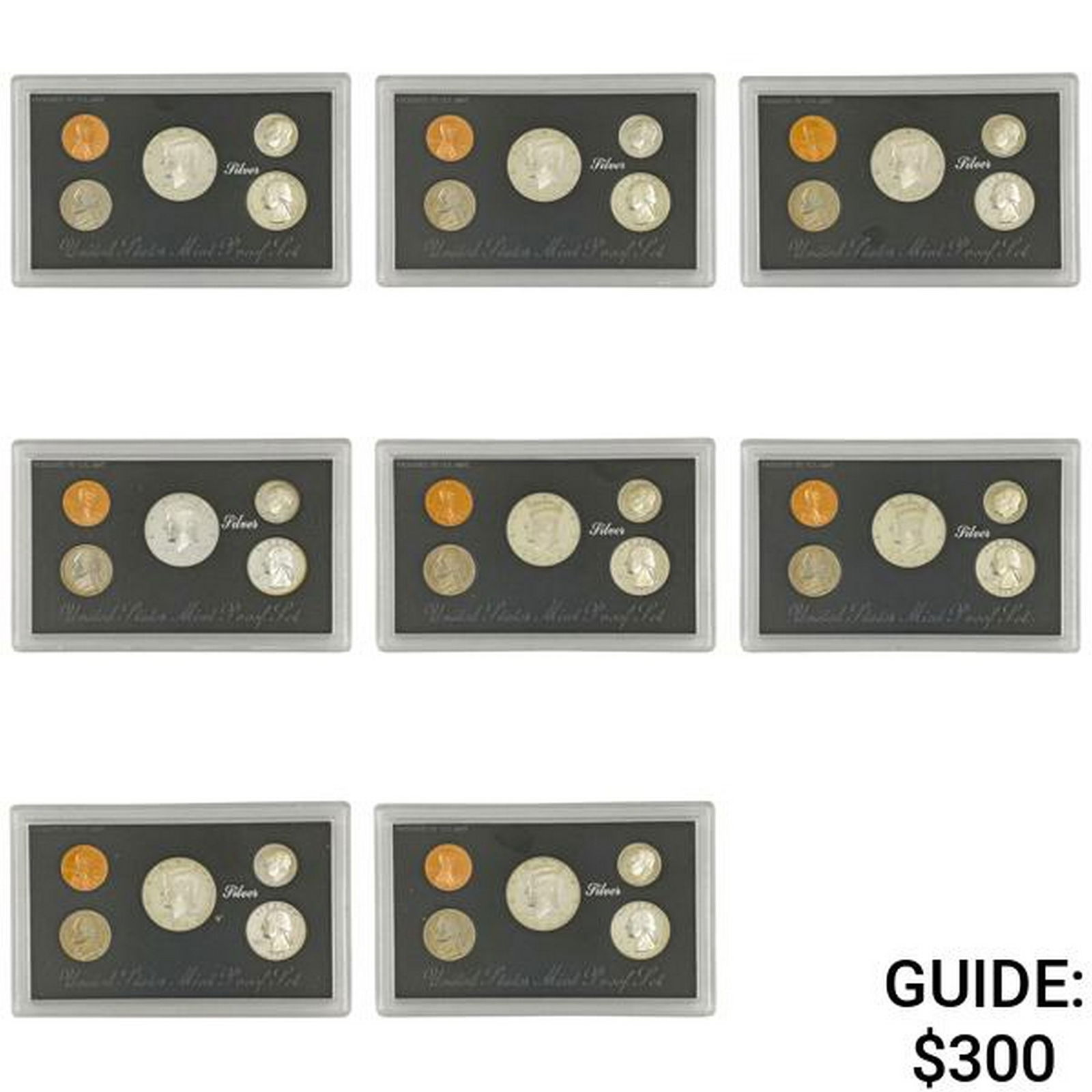 1992-1997 US Silver Proof Sets [20 Coins] (1 of 4)