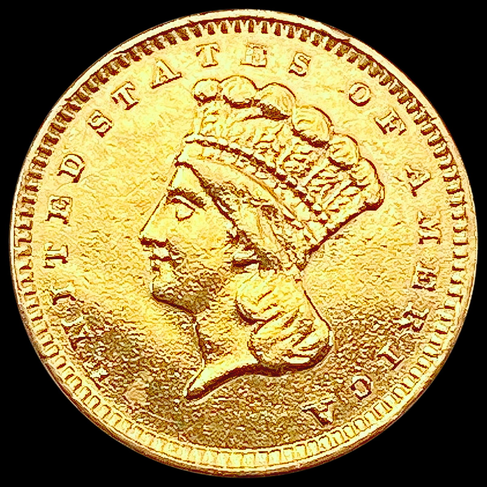 1856 Rare Gold Dollar UNCIRCULATED (1 of 2)