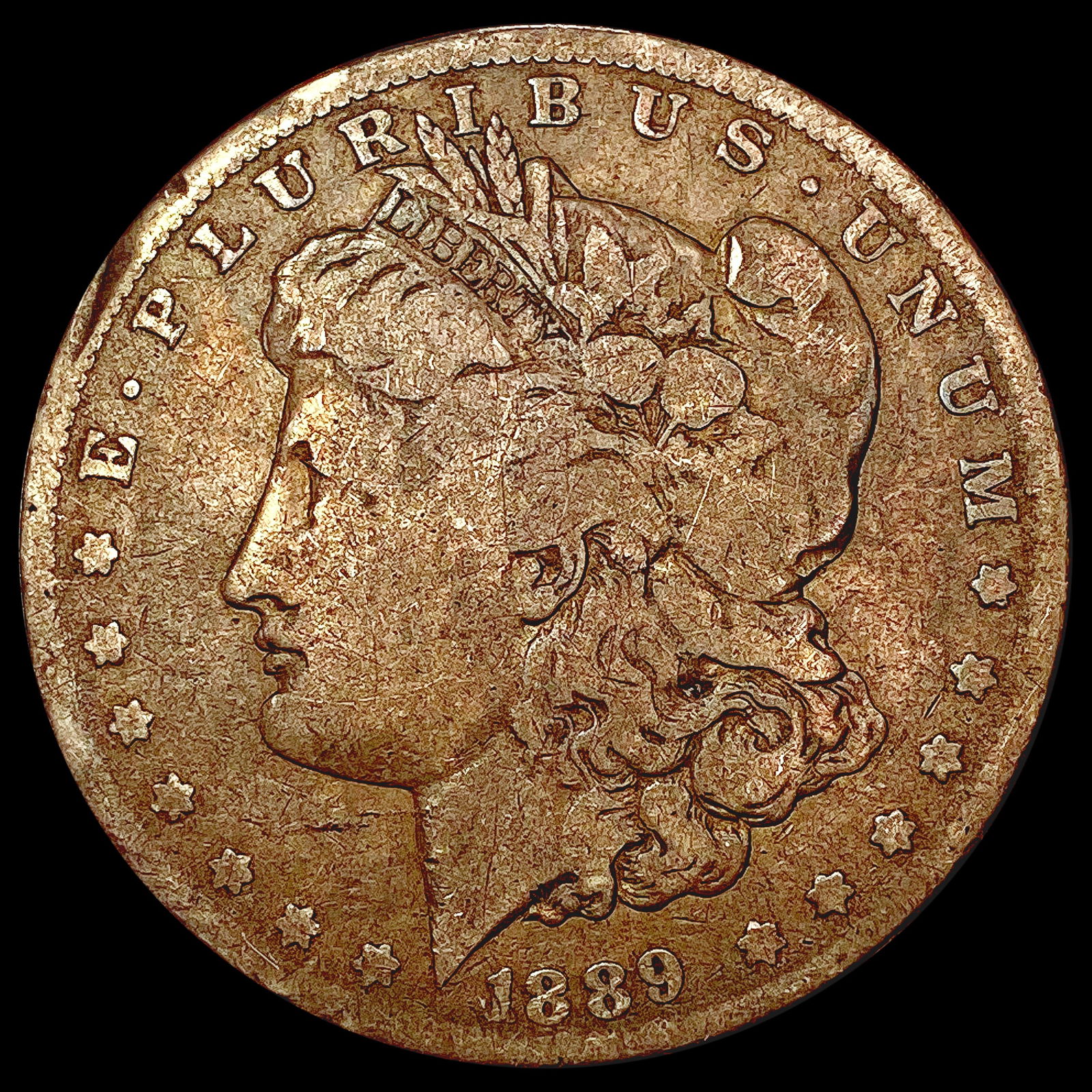 1889-CC Morgan Silver Dollar NICELY CIRCULATED (1 of 2)