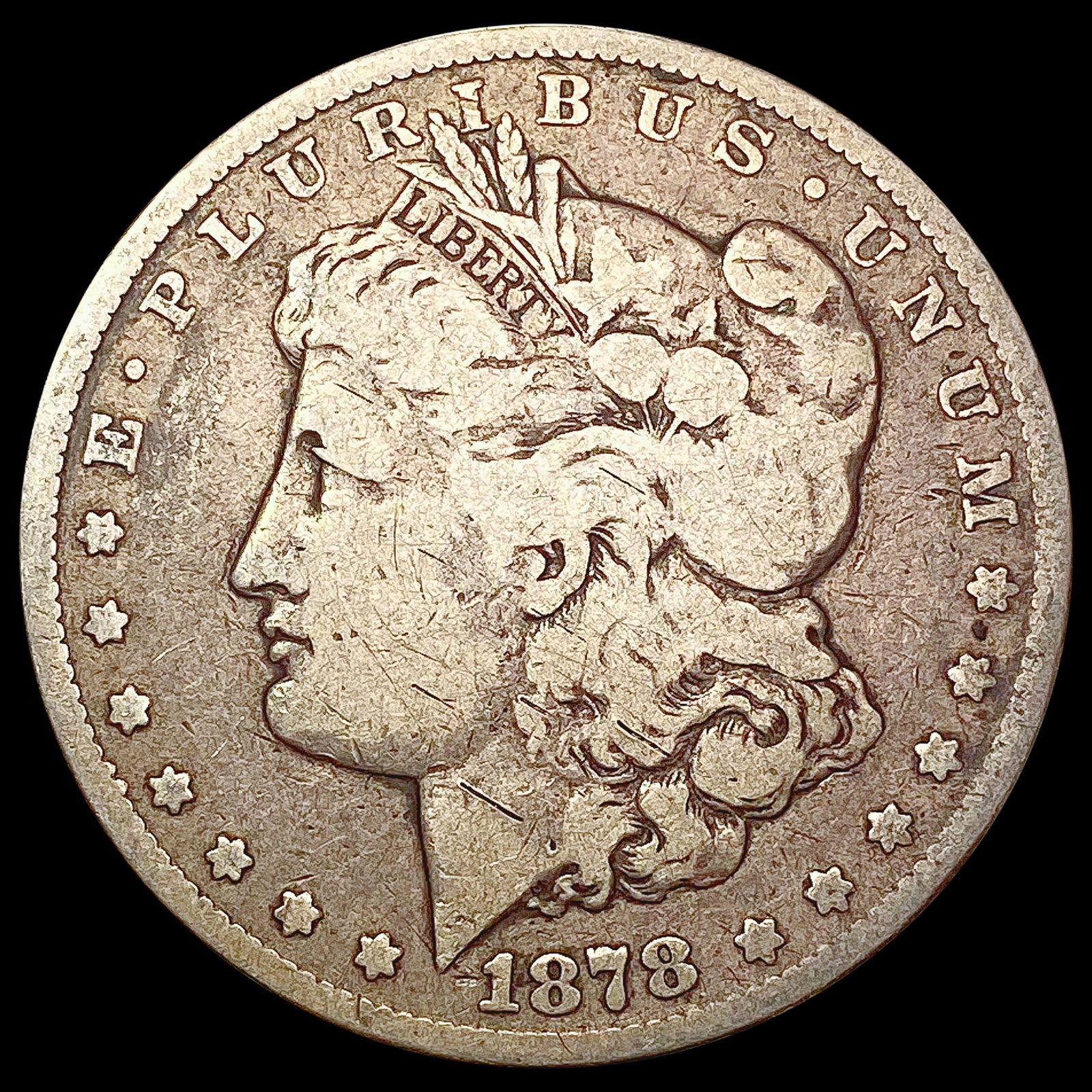 1878-CC Morgan Silver Dollar NEARLY UNCIRCULATED (1 of 2)
