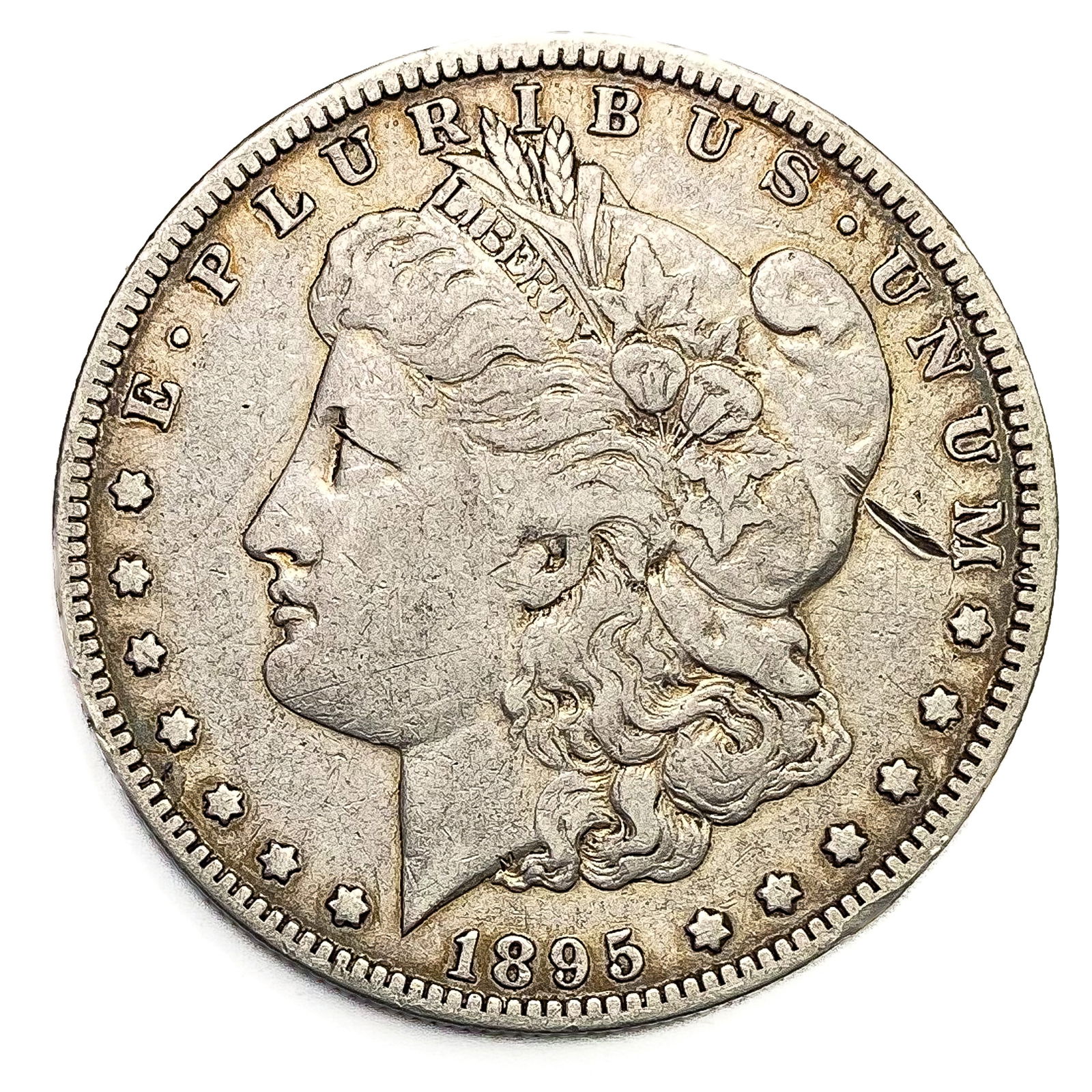 1895-O Morgan Silver Dollar Fine: 1895-O Morgan Silver Dollar Fine