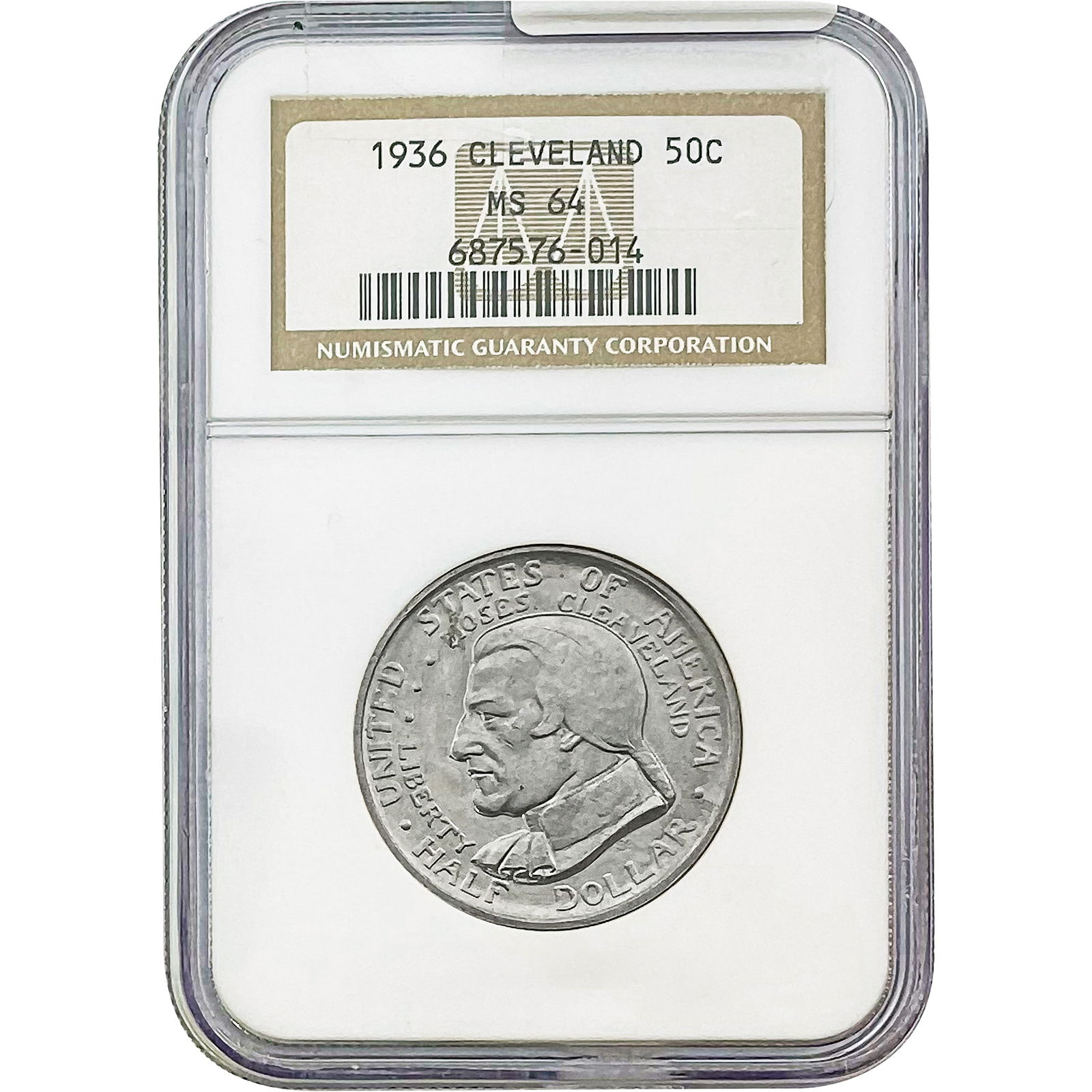 1936 Cleveland Half Dollar NGC MS64 (1 of 2)