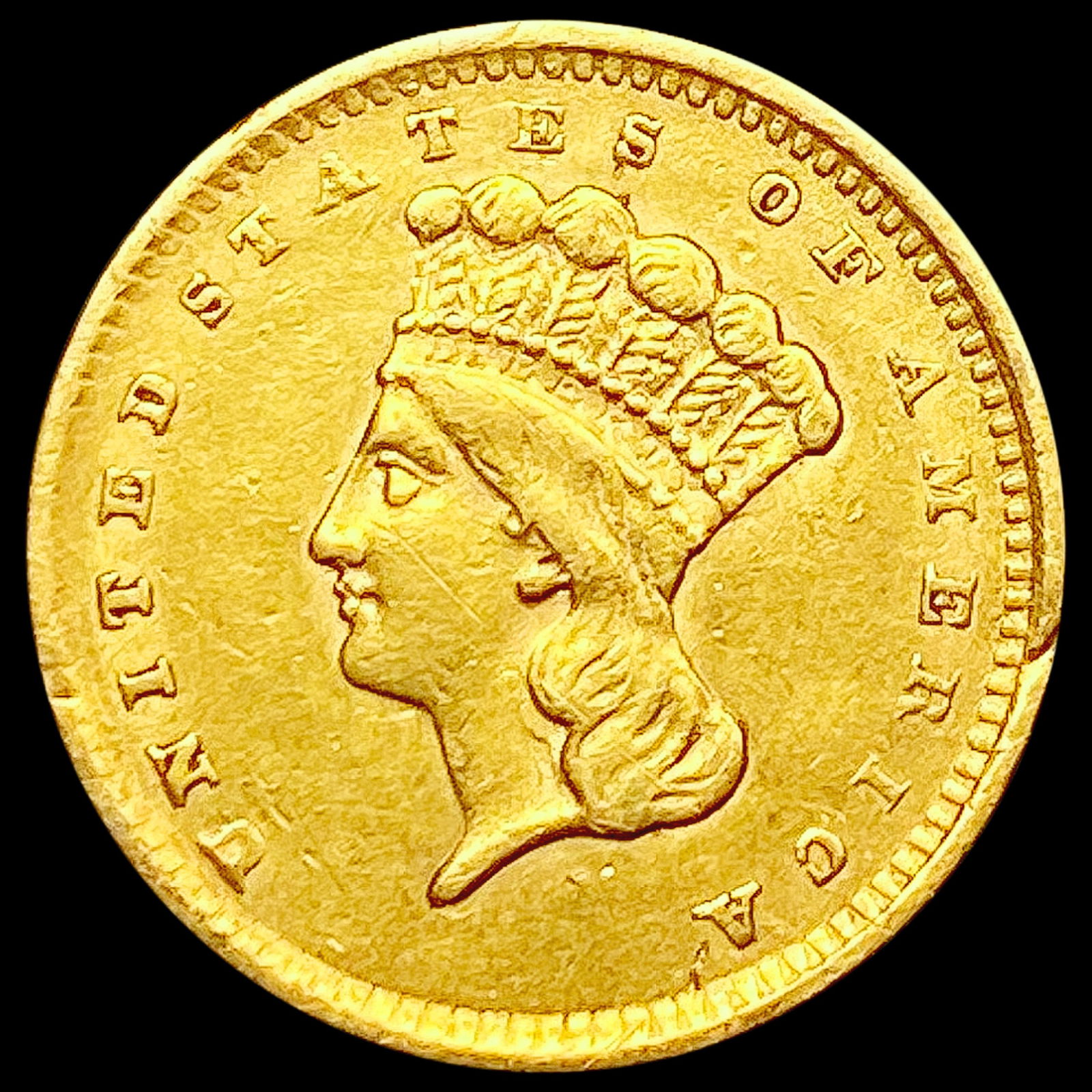 1856 Rare Gold Dollar CLOSELY UNCIRCULATED (1 of 2)