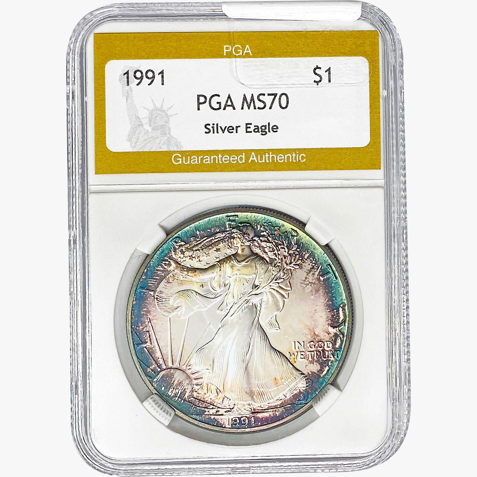 1991 Silver Eagle PGA MS70 (1 of 2)