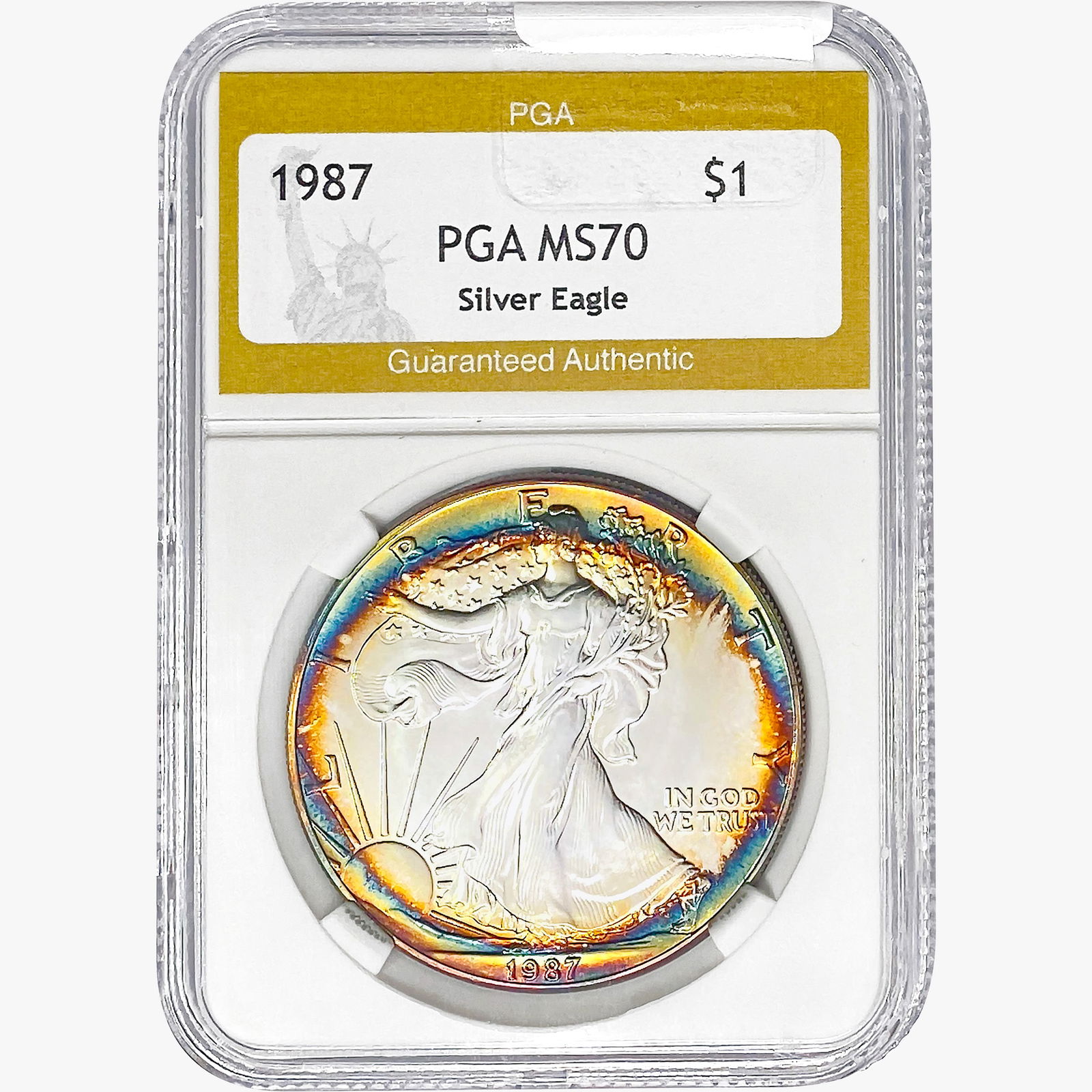 1987 Silver Eagle PGA MS70 (1 of 2)