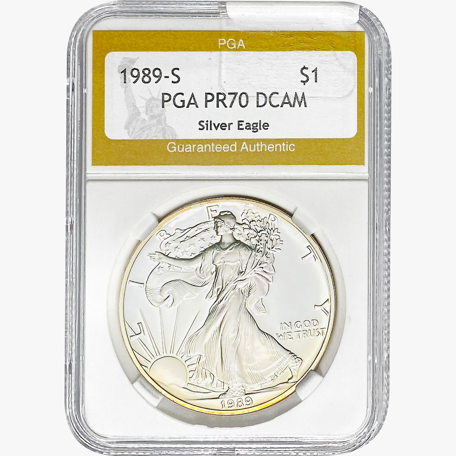 1989-S Silver Eagle PGA PR70 DCAM (1 of 2)