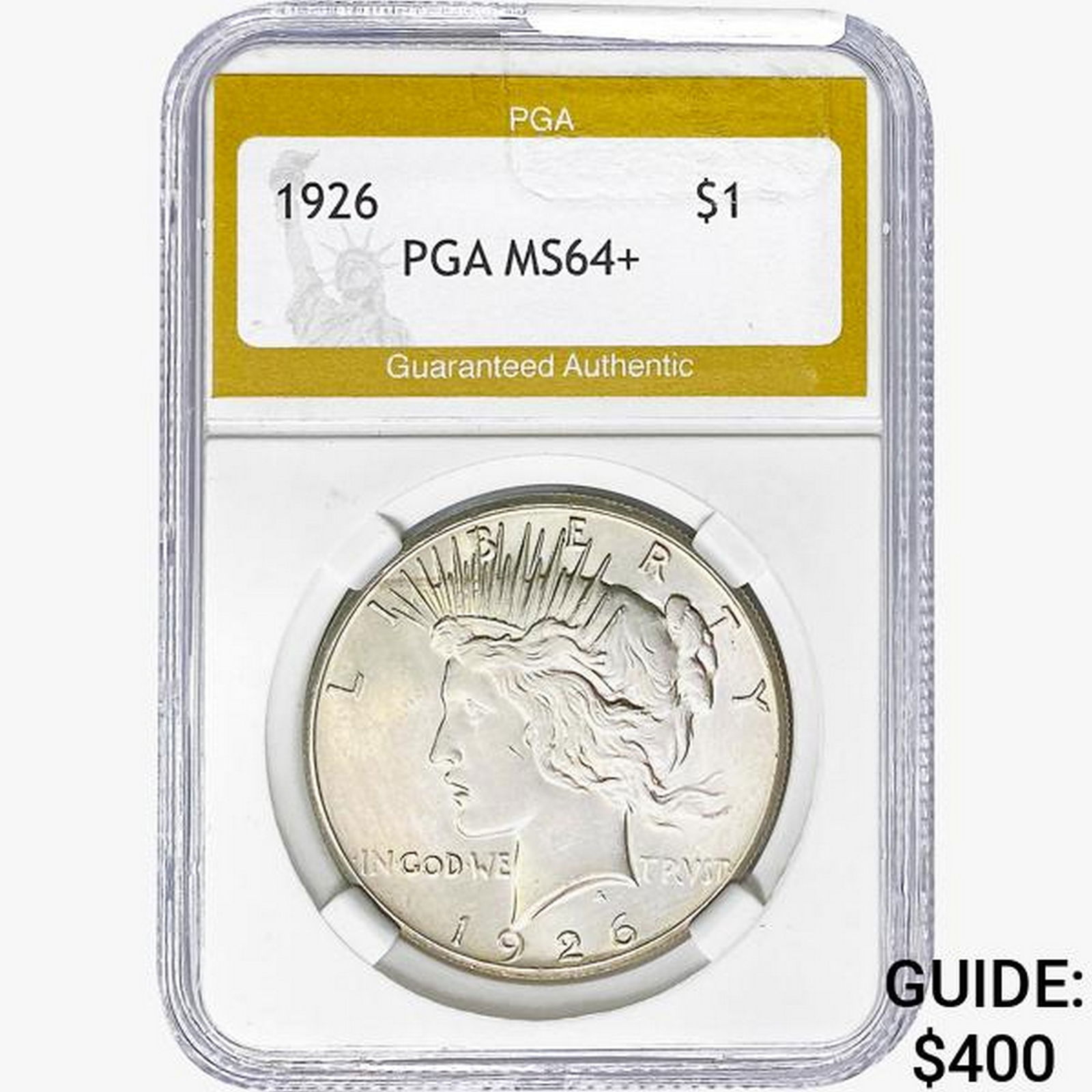 1926 Silver Peace Dollar PGA MS64+ (1 of 2)