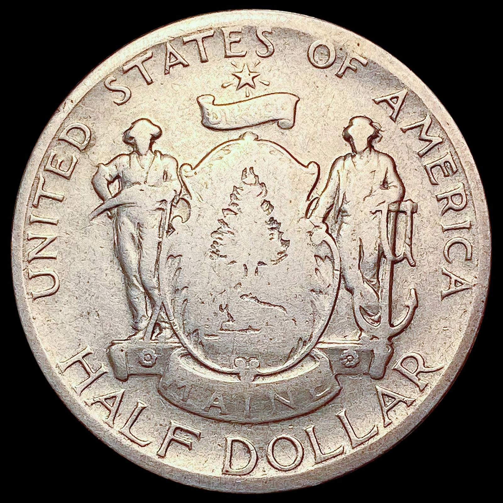 1920 Maine Half Dollar LIGHTLY CIRCULATED (1 of 2)