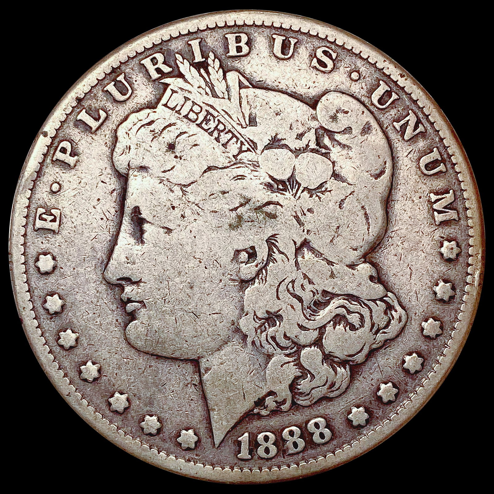 1888-S Morgan Silver Dollar NICELY CIRCULATED (1 of 2)