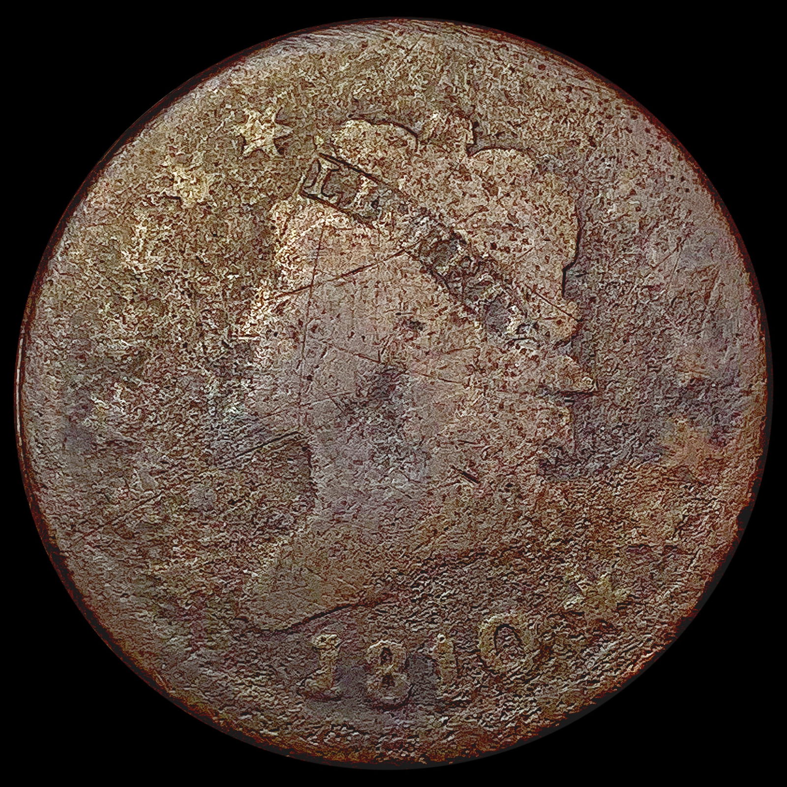 1810/9 Classic Head Large Cent NICELY CIRCULATED (1 of 2)