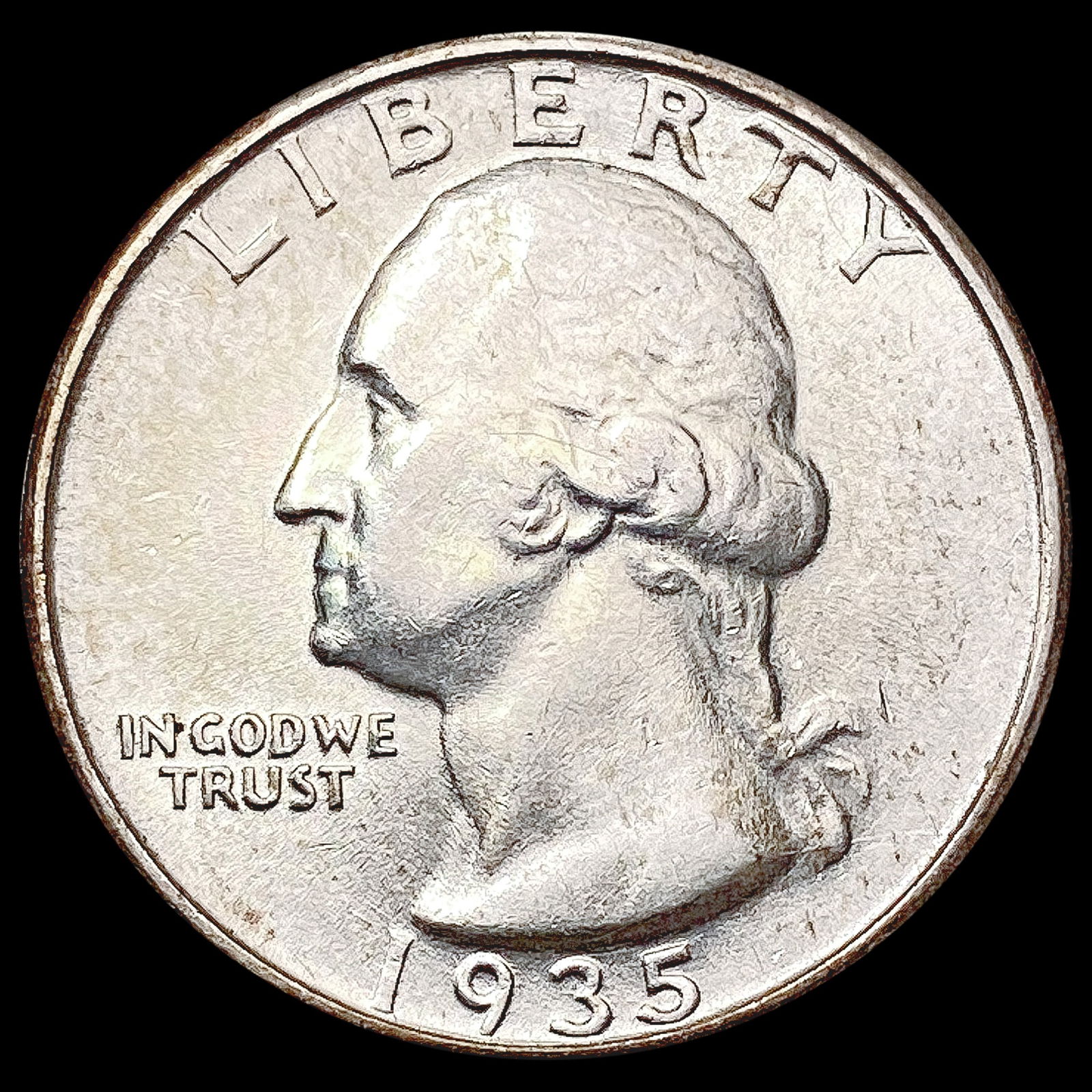 1935 Washington Silver Quarter CHOICE AU (1 of 2)