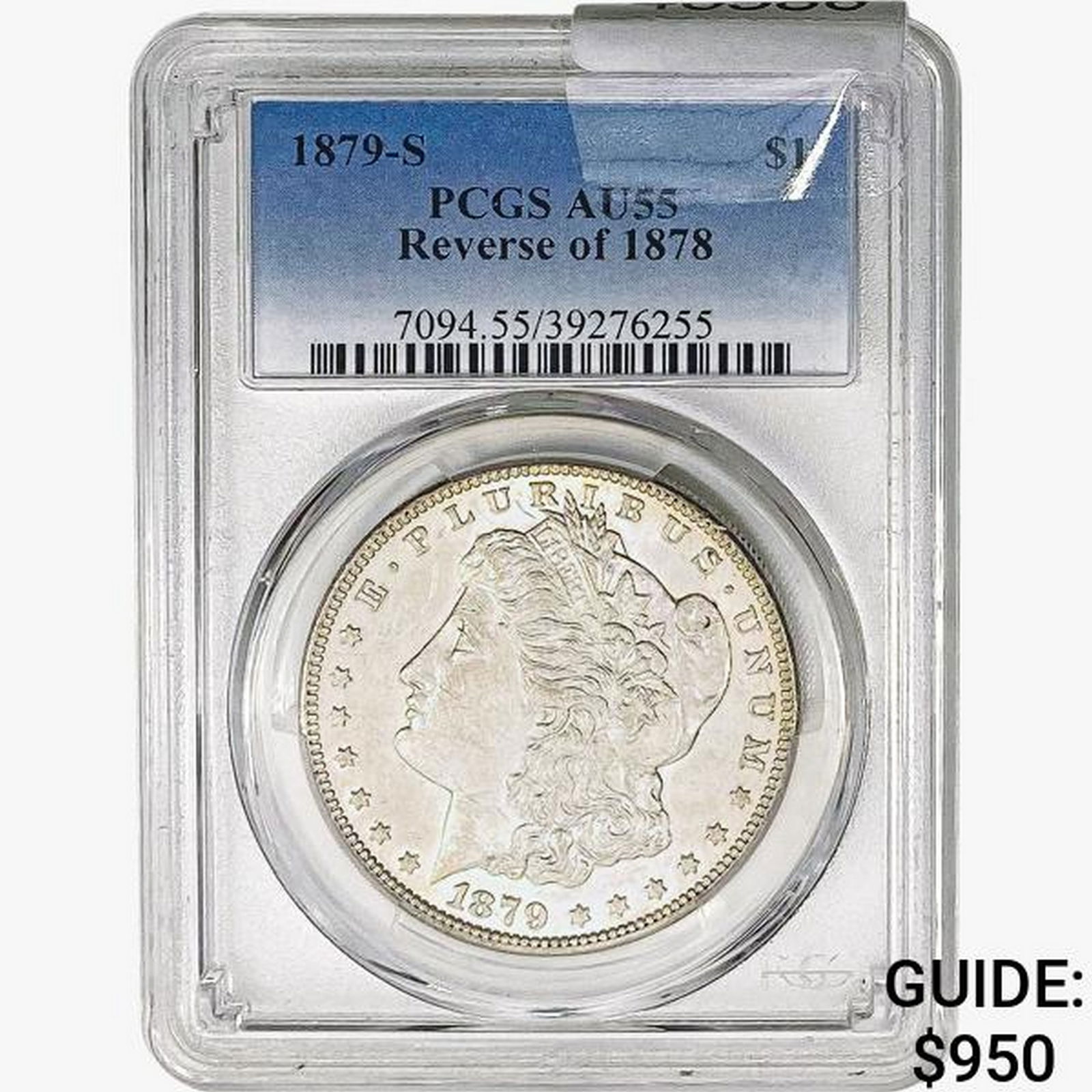 1879-S REV 78 Morgan Silver Dollar PCGS AU55 (1 of 2)