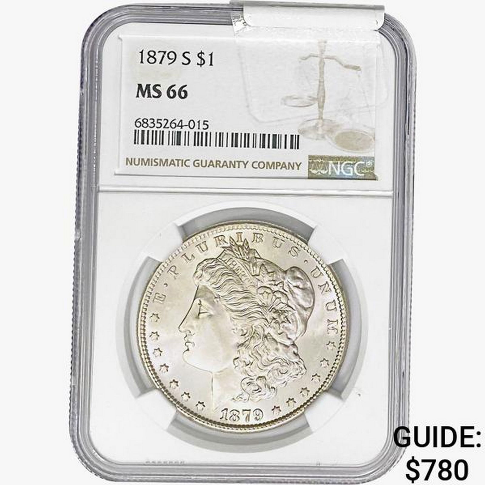 1879-S Morgan Silver Dollar NGC MS66 (1 of 2)