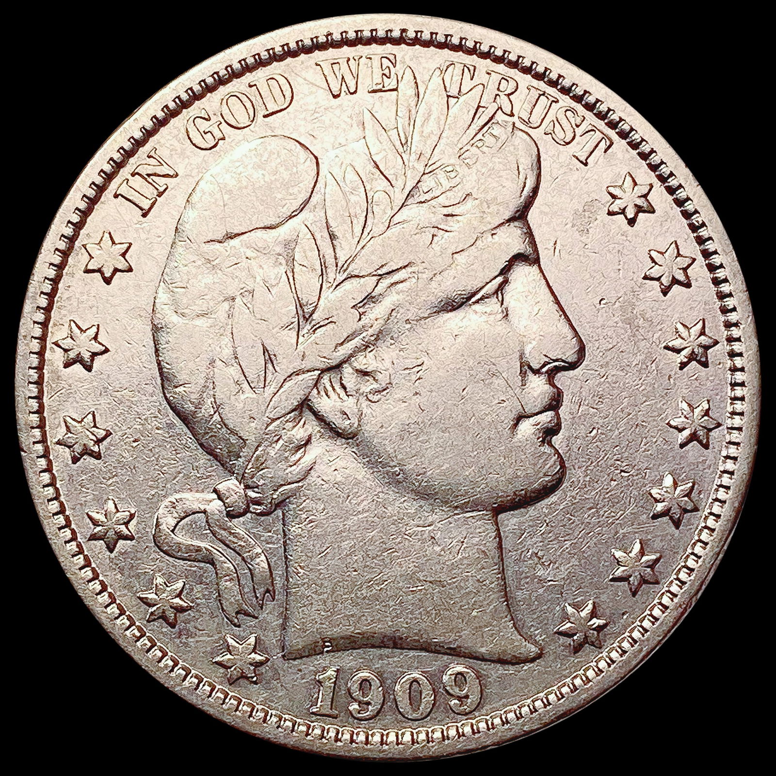1909 Barber Half Dollar LIGHTLY CIRCULATED (1 of 2)