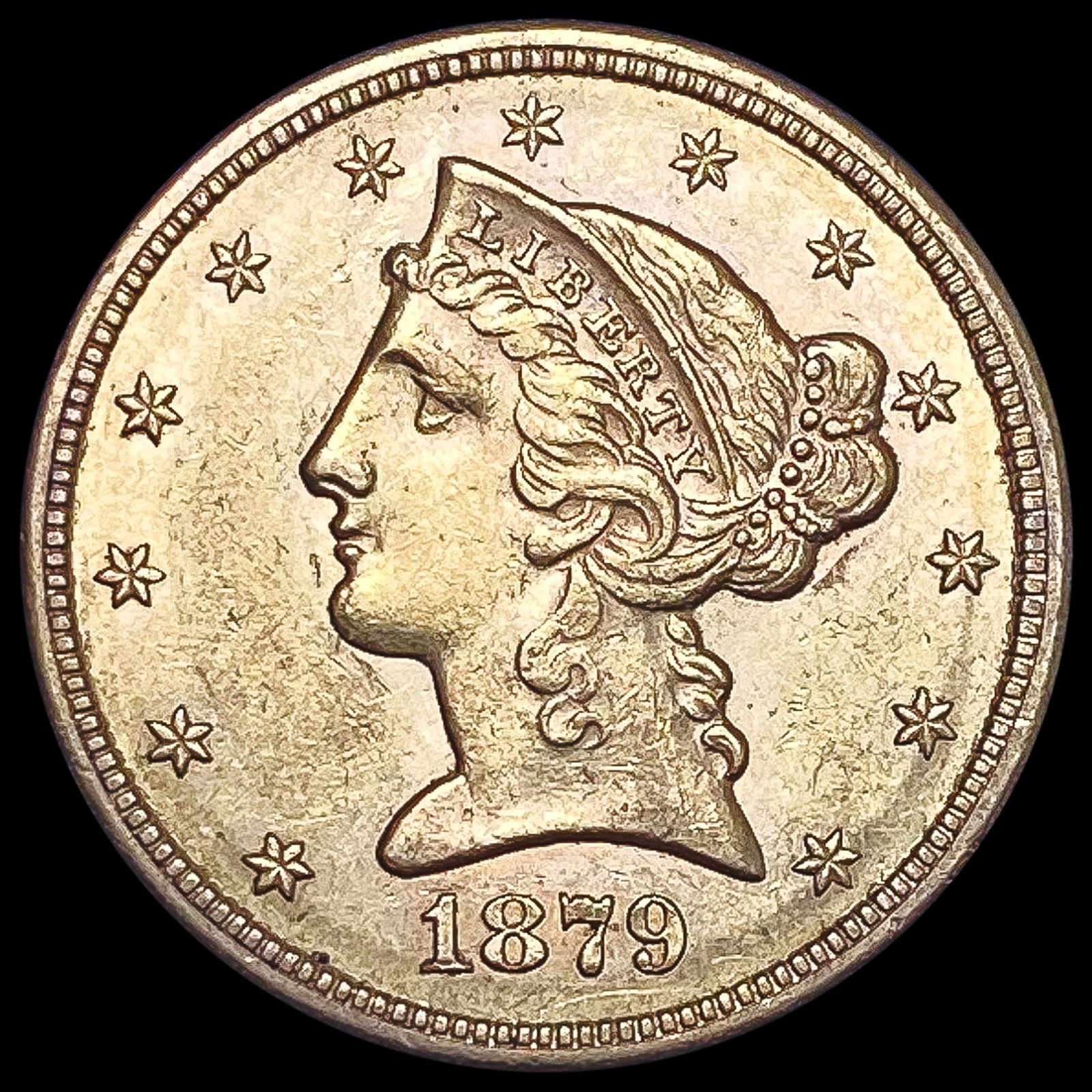 1879-S $5 Gold Half Eagle UNCIRCULATED (1 of 2)