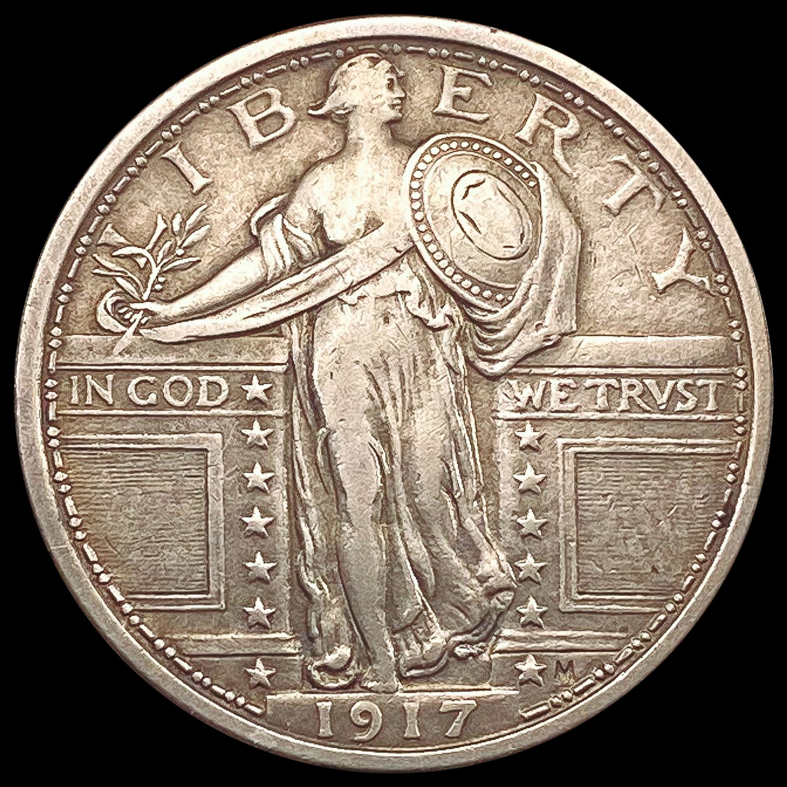 1917 Standing Liberty Quarter CLOSELY UNCIRCULATED (1 of 2)