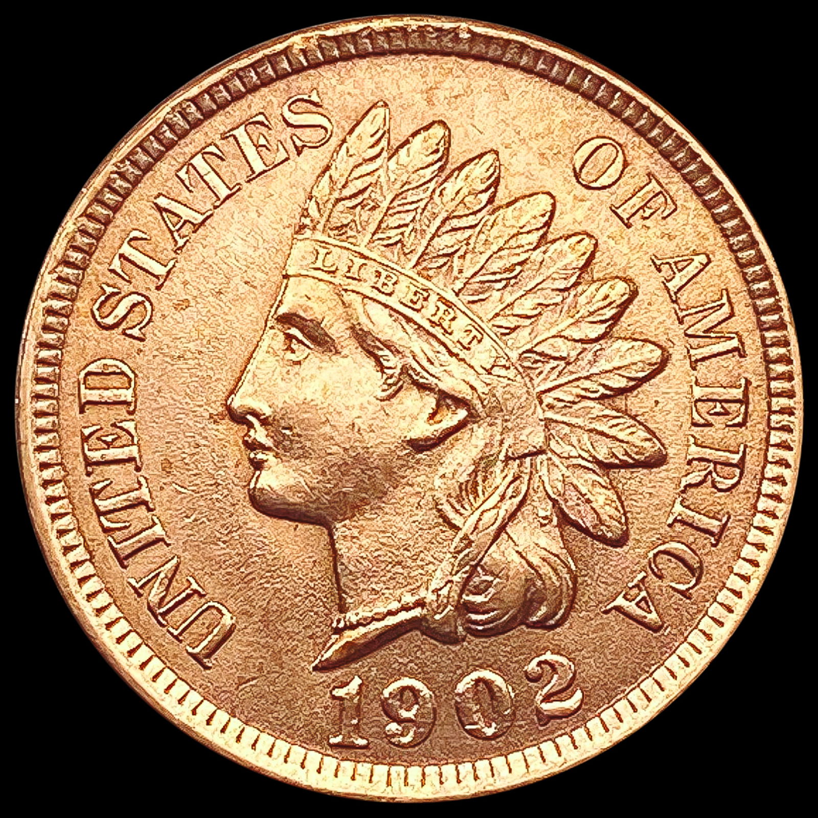 1902 RED Indian Head Cent CHOICE BU (1 of 2)