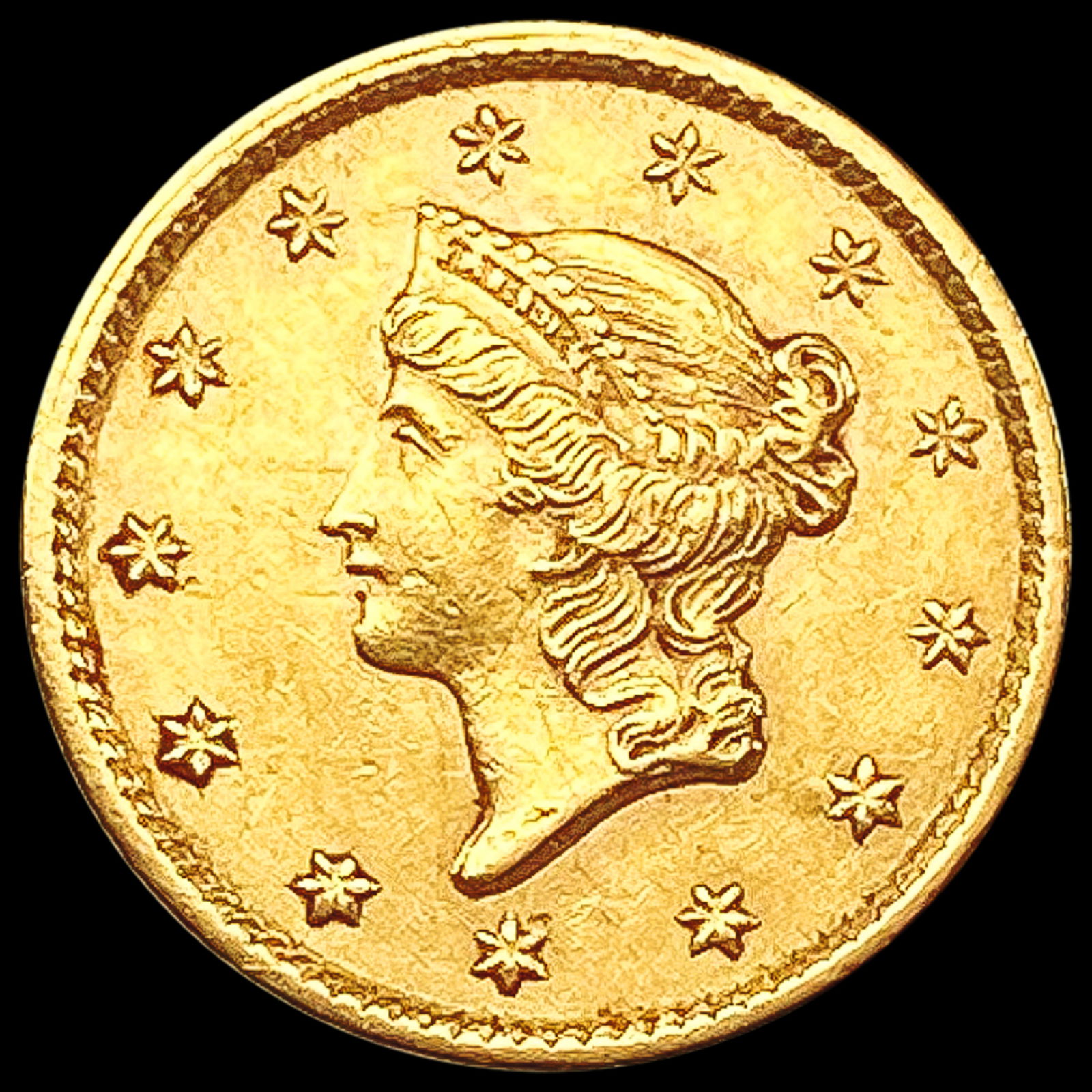 1852 Rare Gold Dollar UNCIRCULATED (1 of 2)