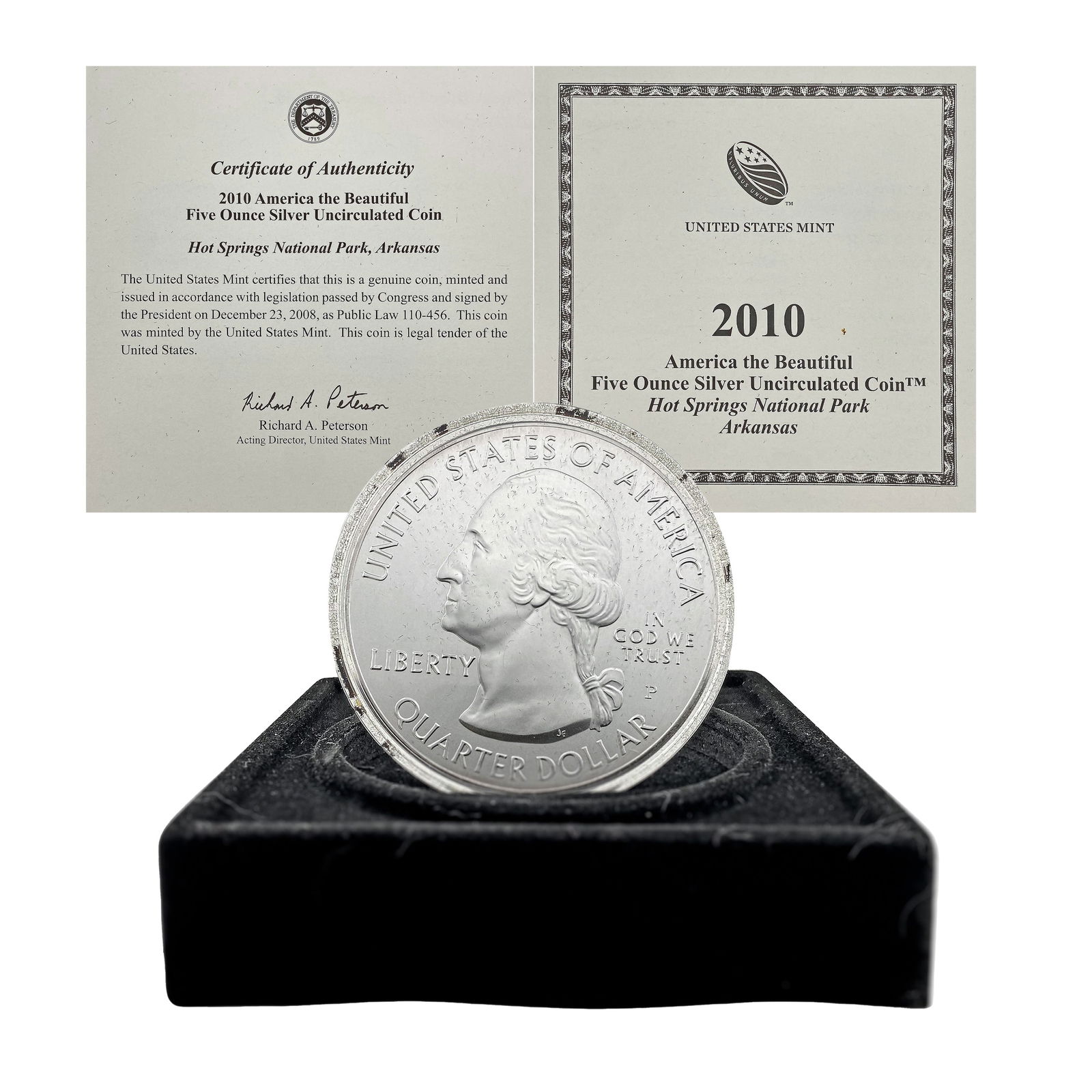 2010 ATB Hot Springs 5oz Silver Round (1 of 5)