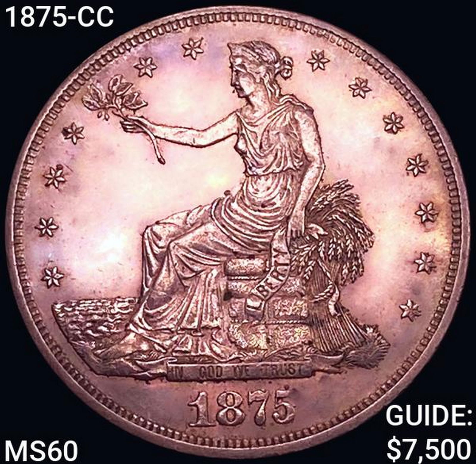 1875-CC Silver Trade Dollar UNCIRCULATED (1 of 2)