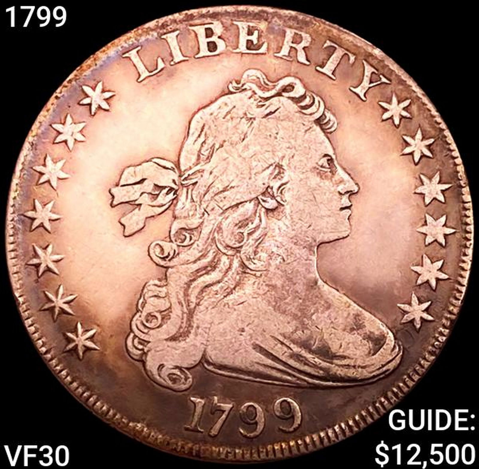 1799 Draped Bust Dollar LIGHTLY CIRCULATED (1 of 2)