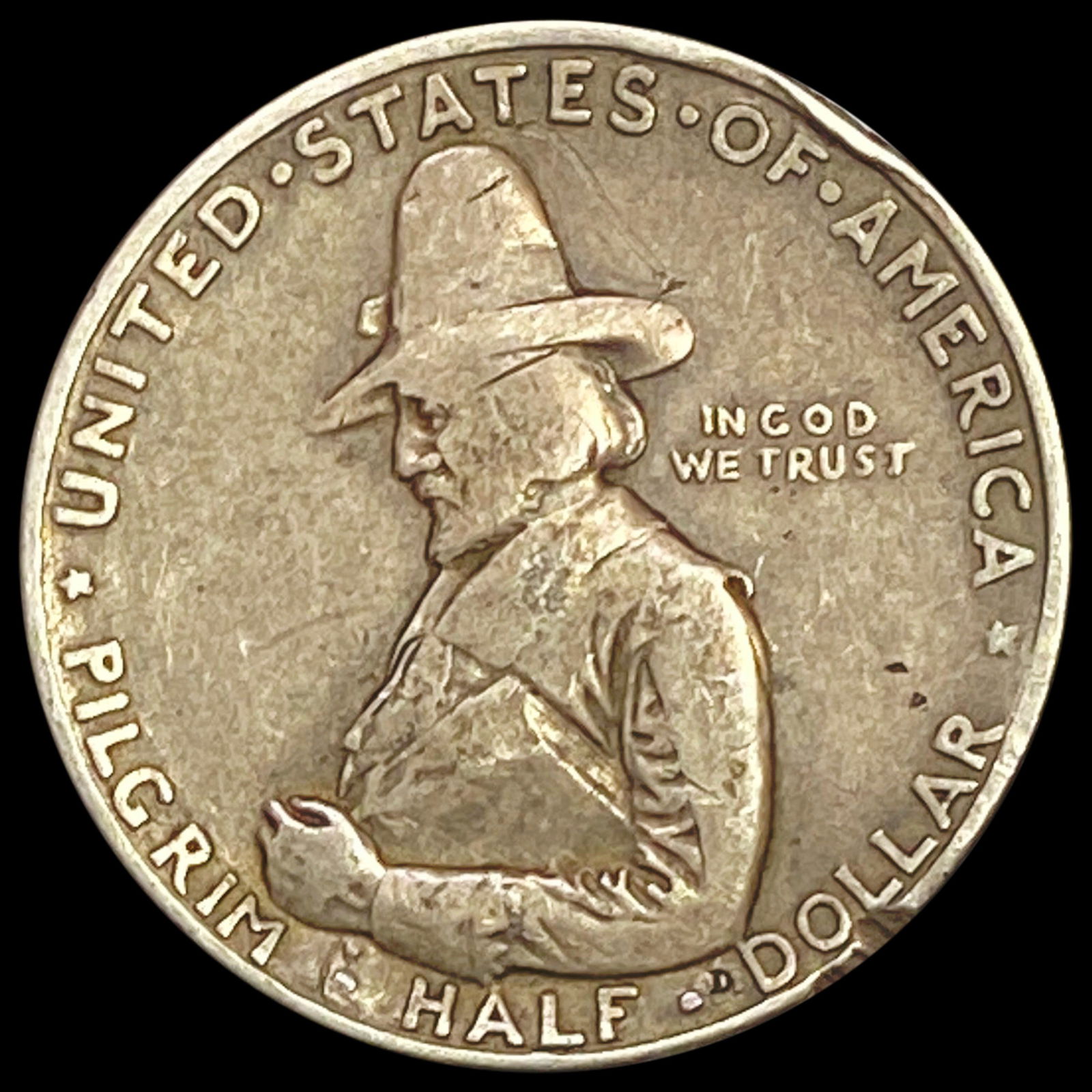 1920 Pilgrim Half Dollar LIGHTLY CIRCULATED (1 of 2)
