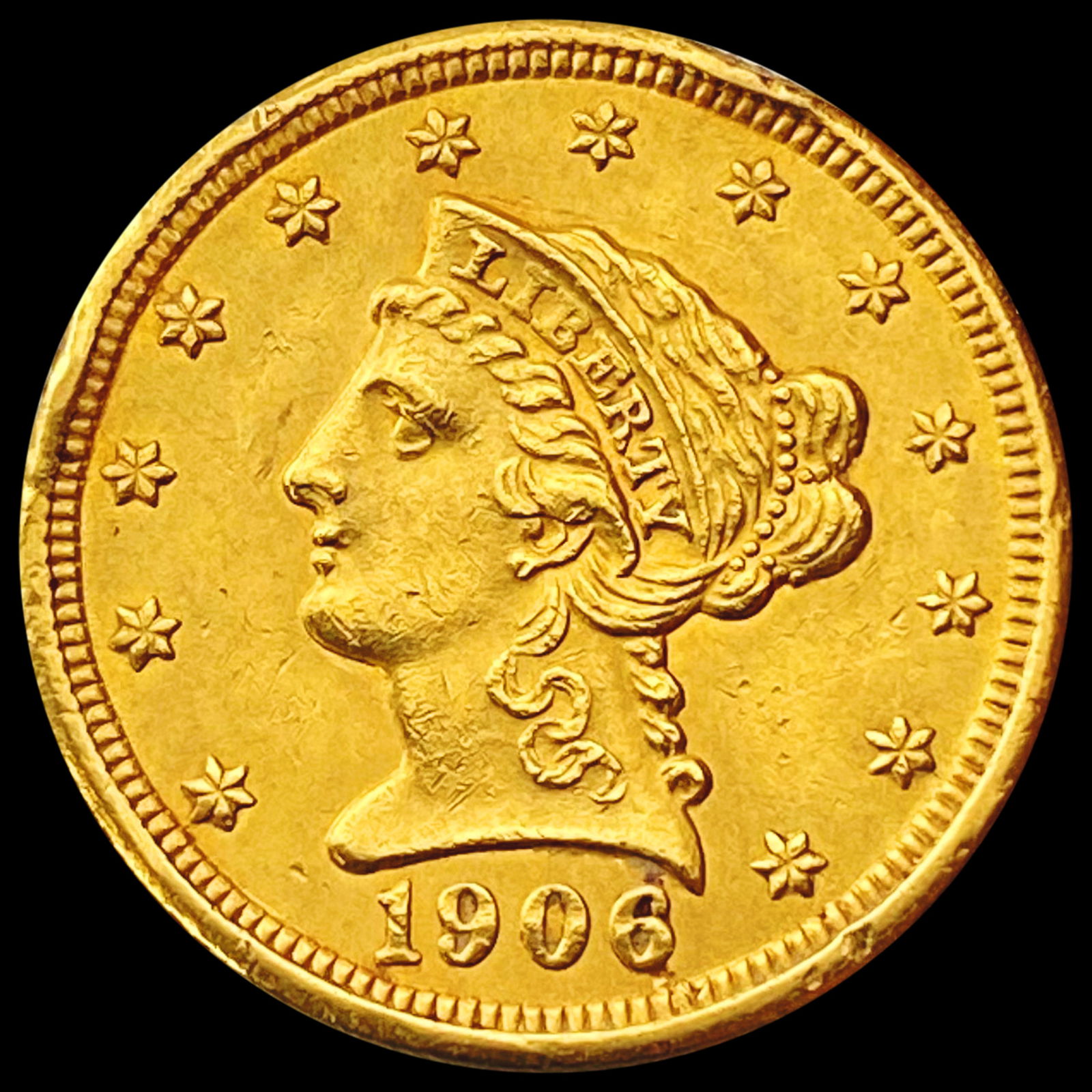 1906 $2.50 Gold Quarter Eagle UNCIRCULATED (1 of 2)
