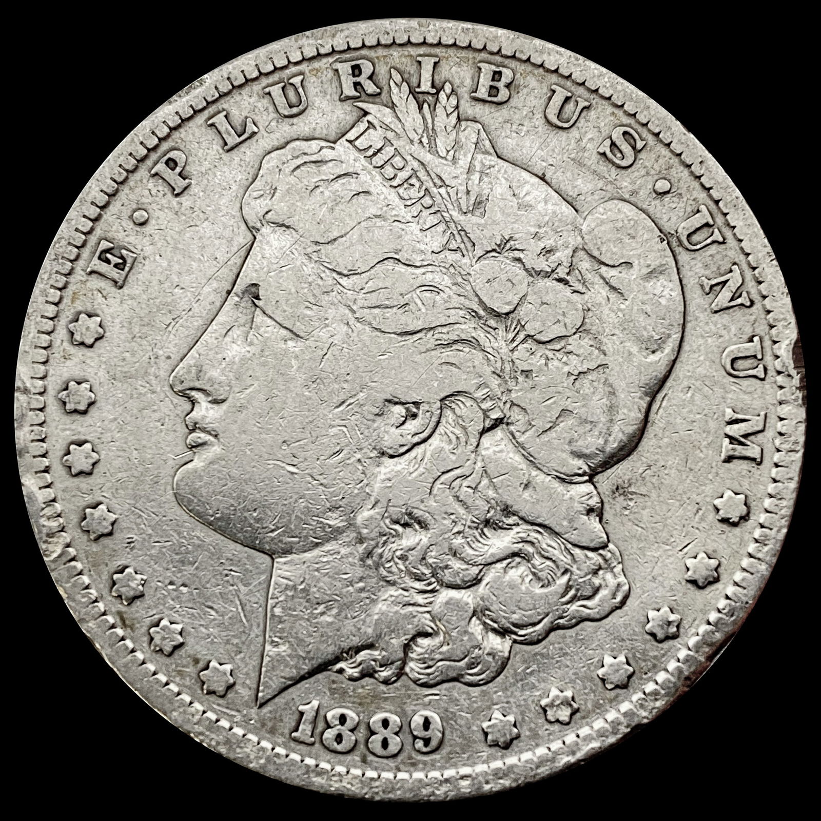 1889-S Morgan Silver Dollar NICELY CIRCULATED (1 of 2)