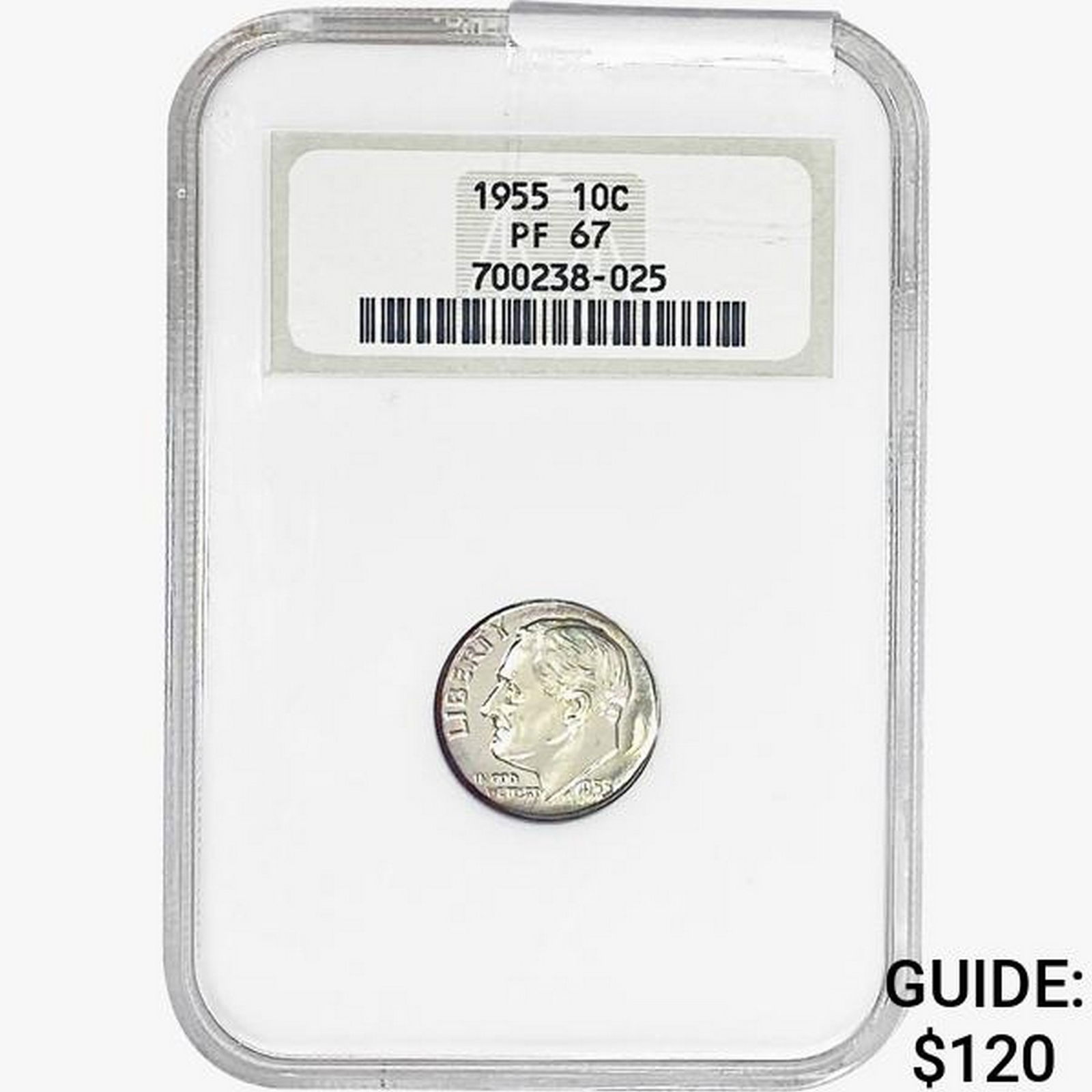 1955 Roosevelt Dime NGC PF67 (1 of 2)