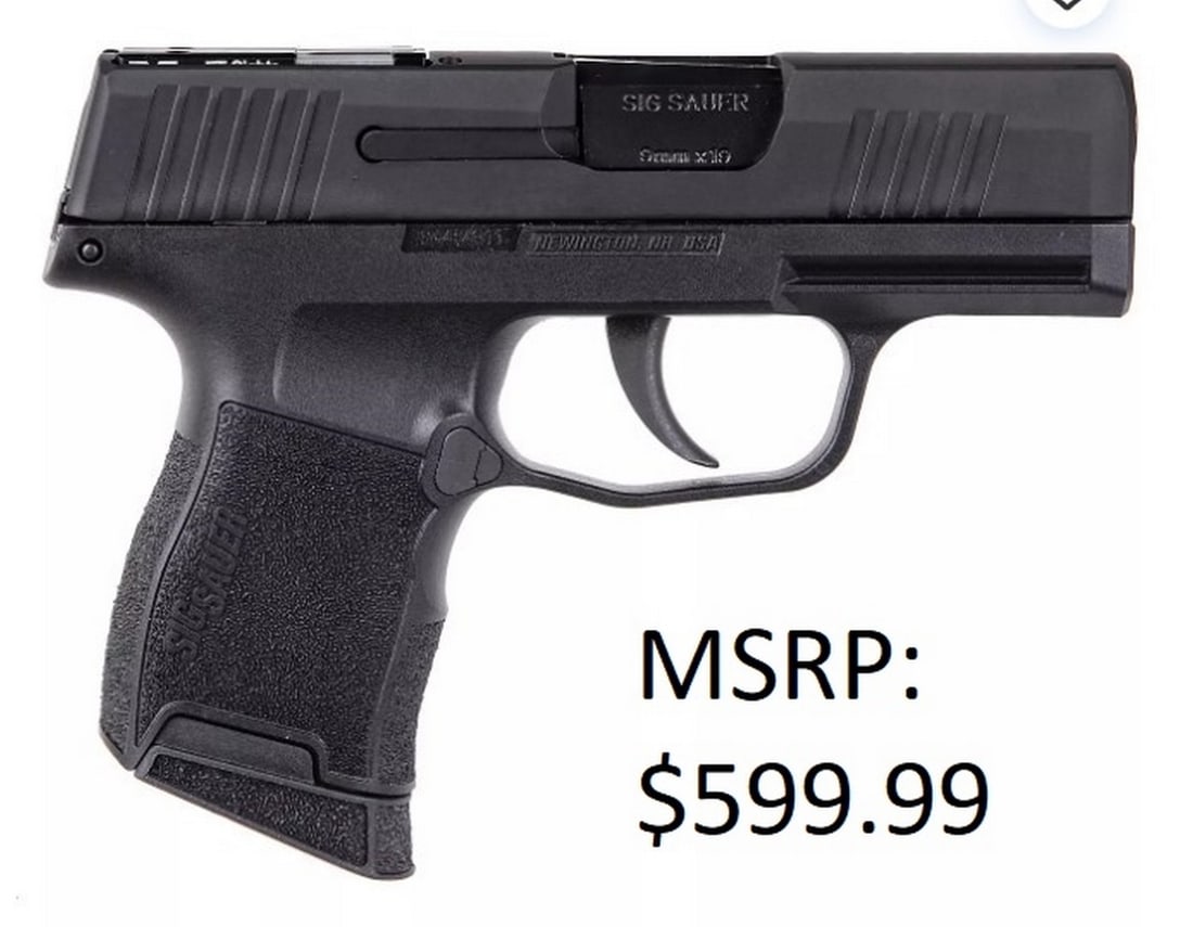 Sig Sauer P365 SAS 9mm Pistol: Sig Sauer P365 SAS 9mm Pistol