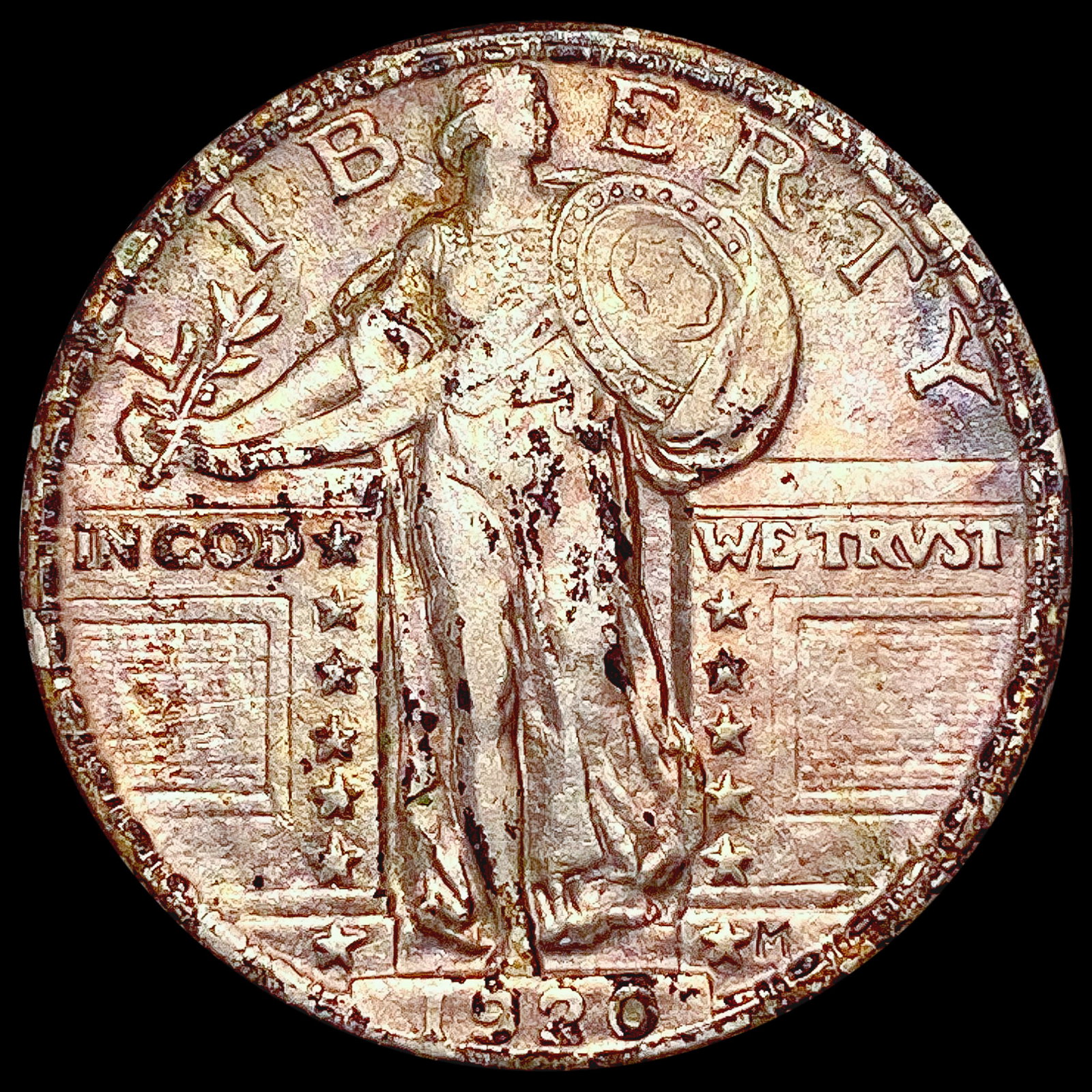 1920 Standing Liberty Quarter LIGHTLY CIRCULATED: 1920 Standing Liberty Quarter LIGHTLY CIRCULATED
