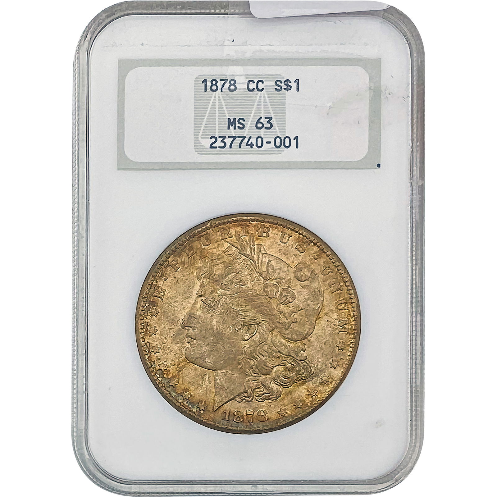 1878-CC Morgan Silver Dollar NGC MS63 (1 of 2)