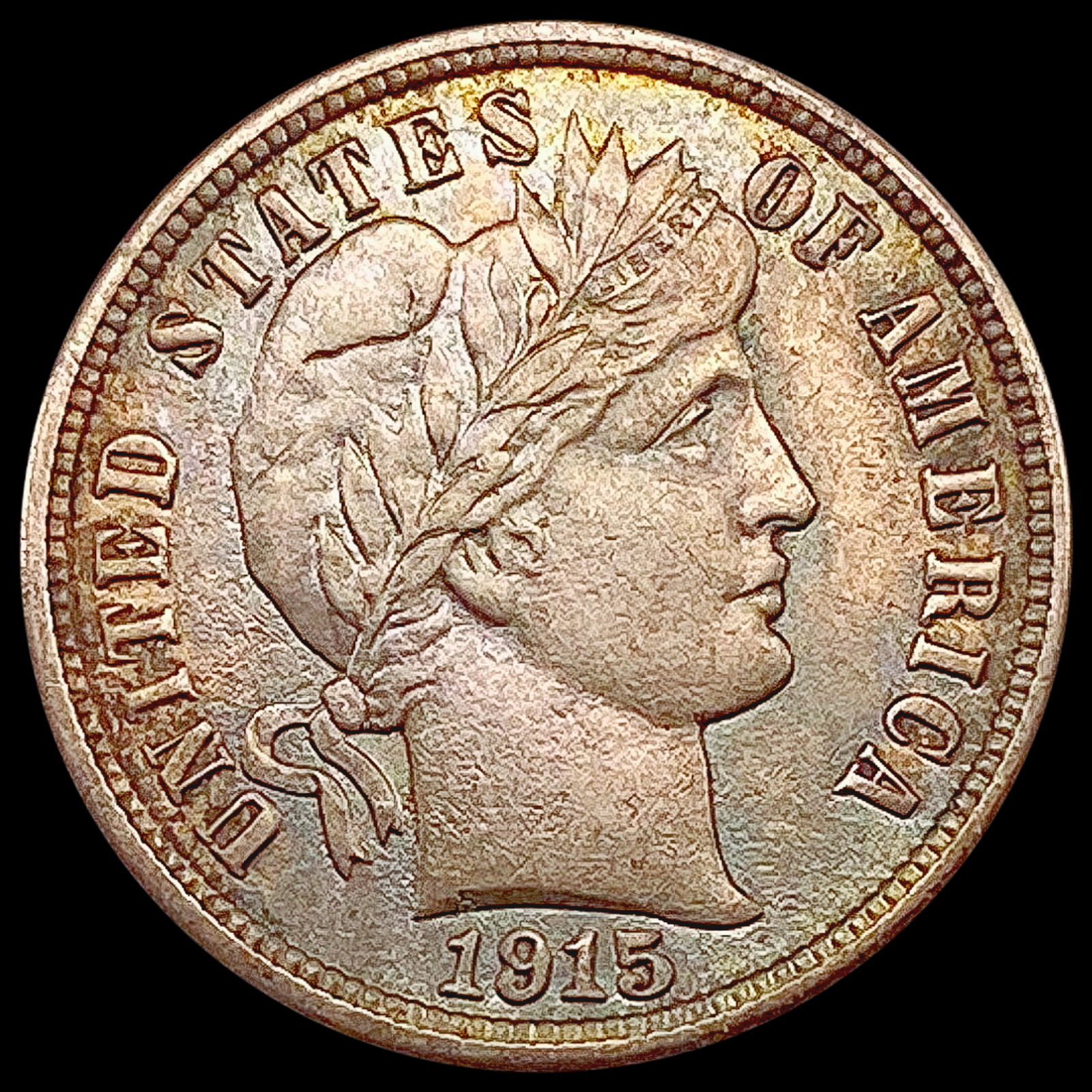 1915 Barber Dime CLOSELY UNCIRCULATED (1 of 2)