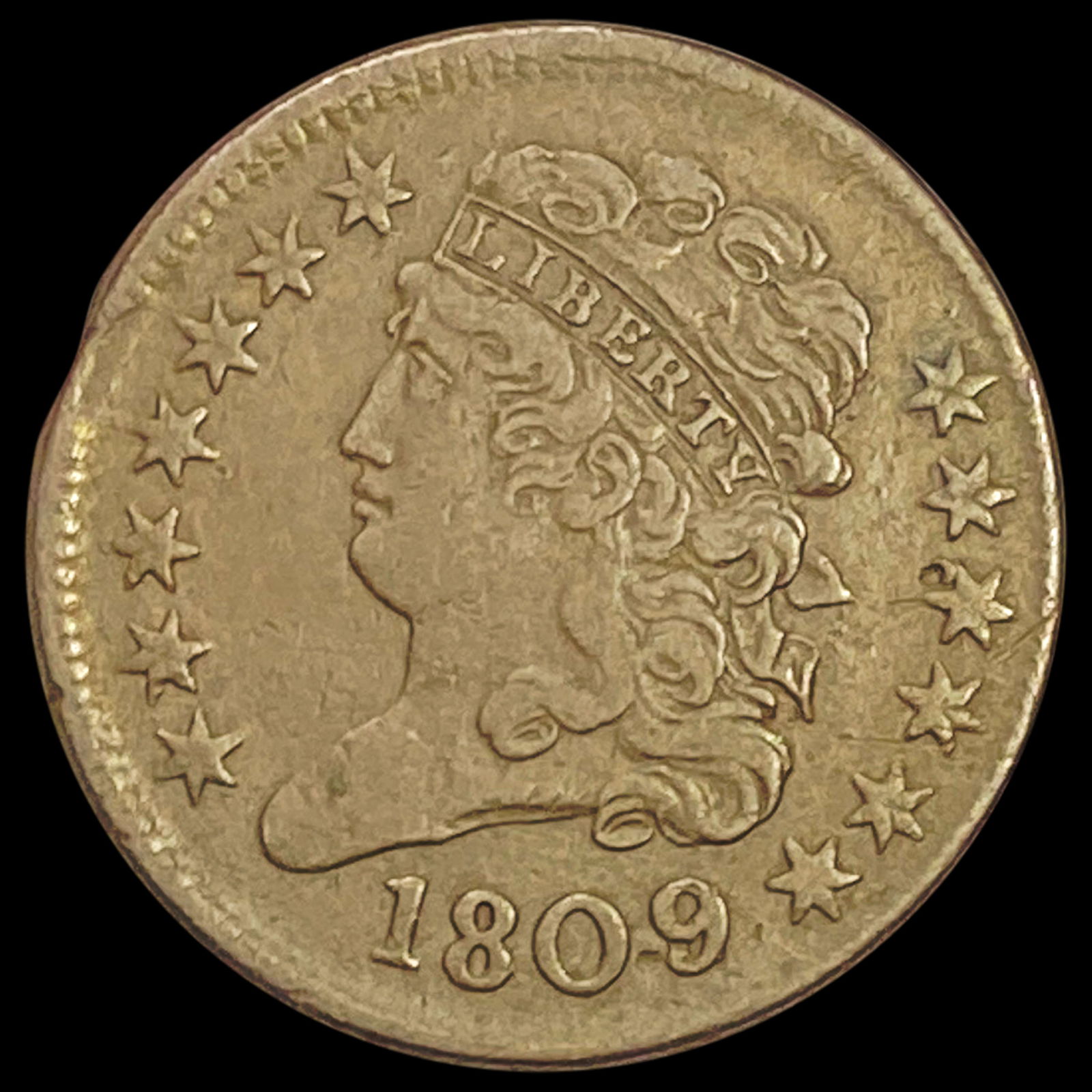 1809 Classic Head Half Cent LIGHTLY CIRCULATED (1 of 2)