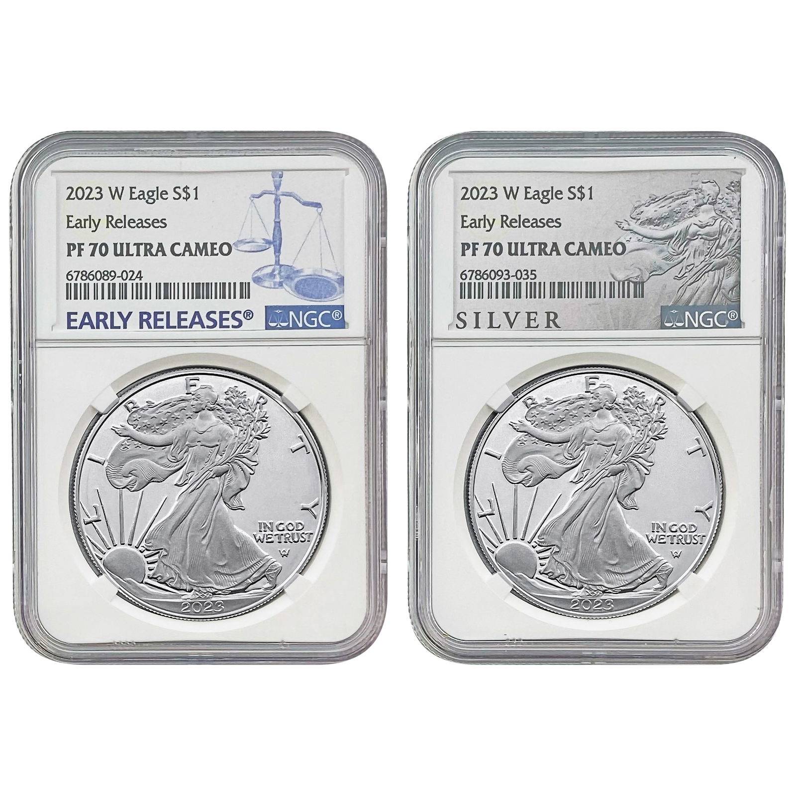 [2] 2023-W Silver Eagle NGC PF70 DCAM (1 of 5)