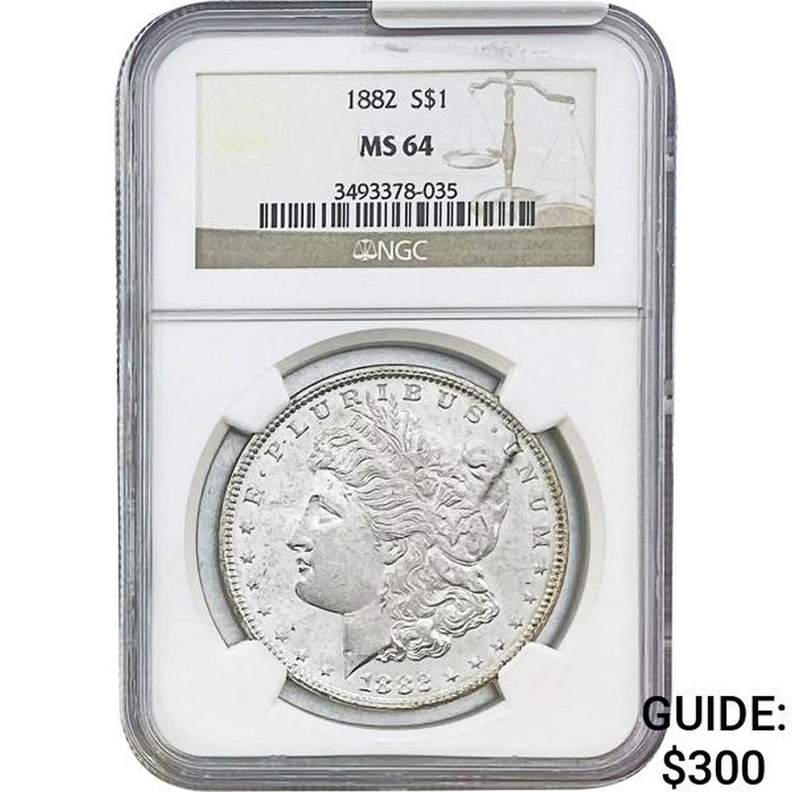 1882 Morgan Silver Dollar NGC MS64 (1 of 2)