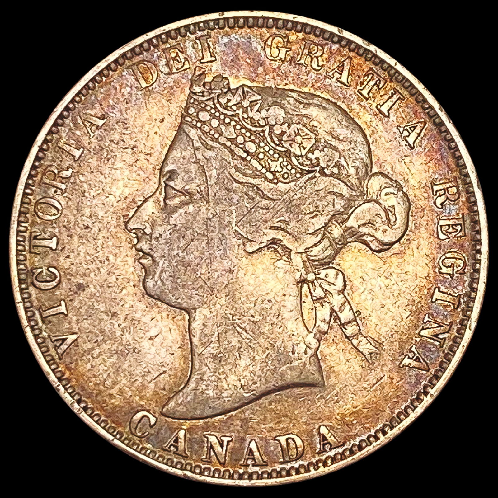 1875-H Canada Quarter LIGHTLY CIRCULATED (1 of 2)