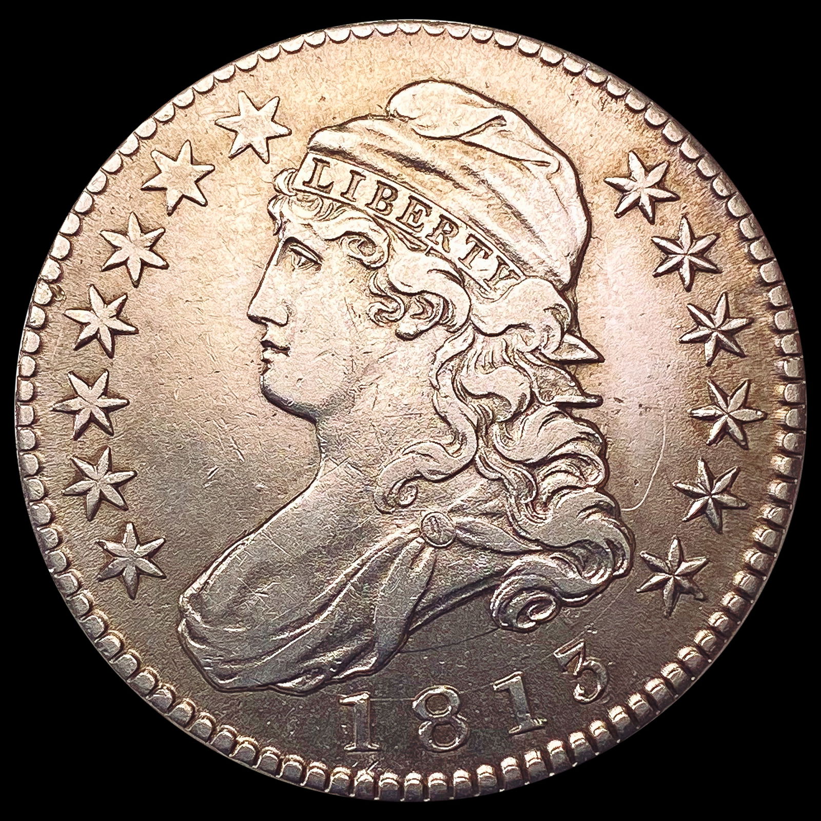 1813 Capped Bust Half Dollar CHOICE AU (1 of 2)
